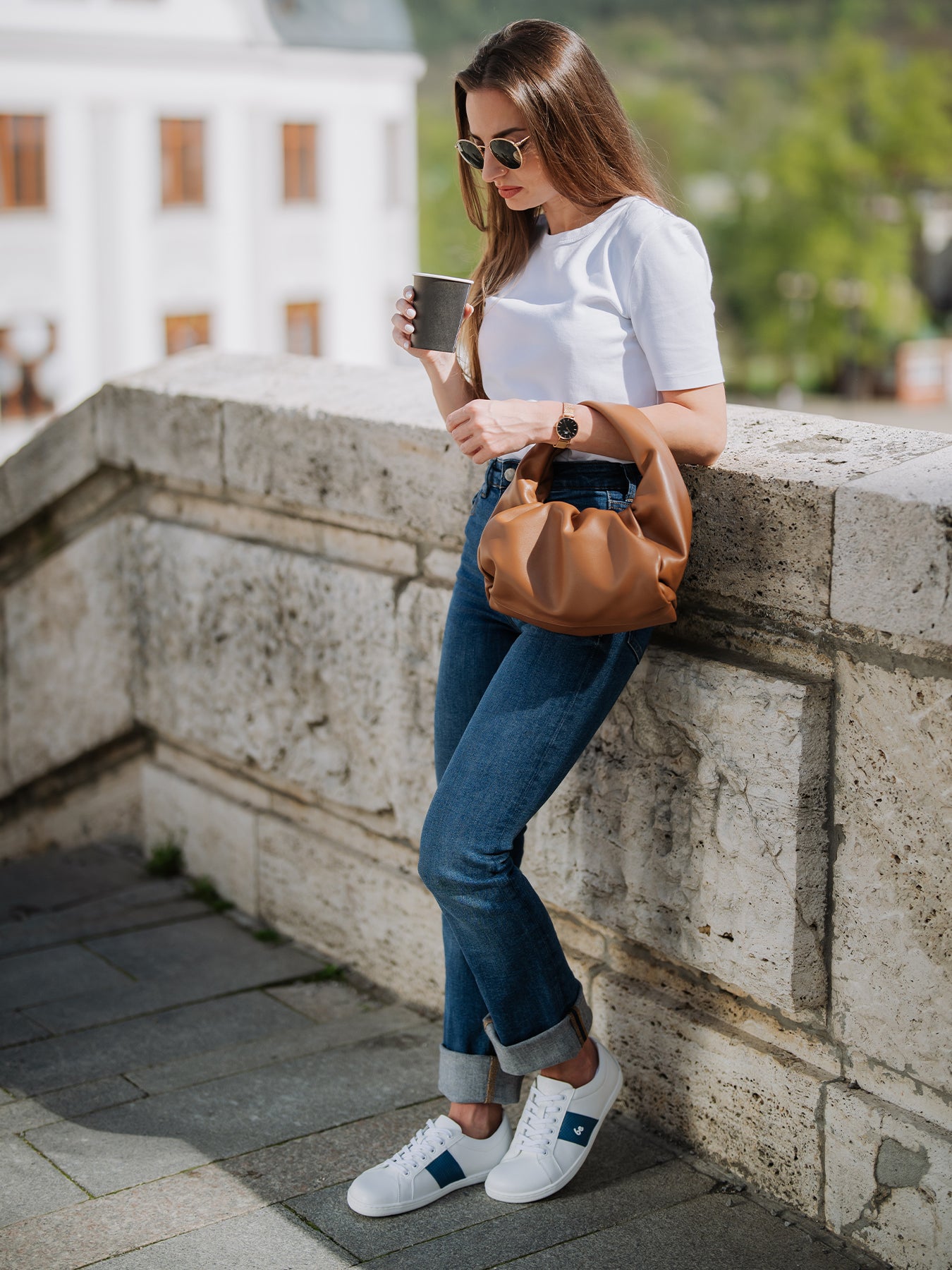 Barefoot Sneakers Be Lenka Elite - White & Dark Blue