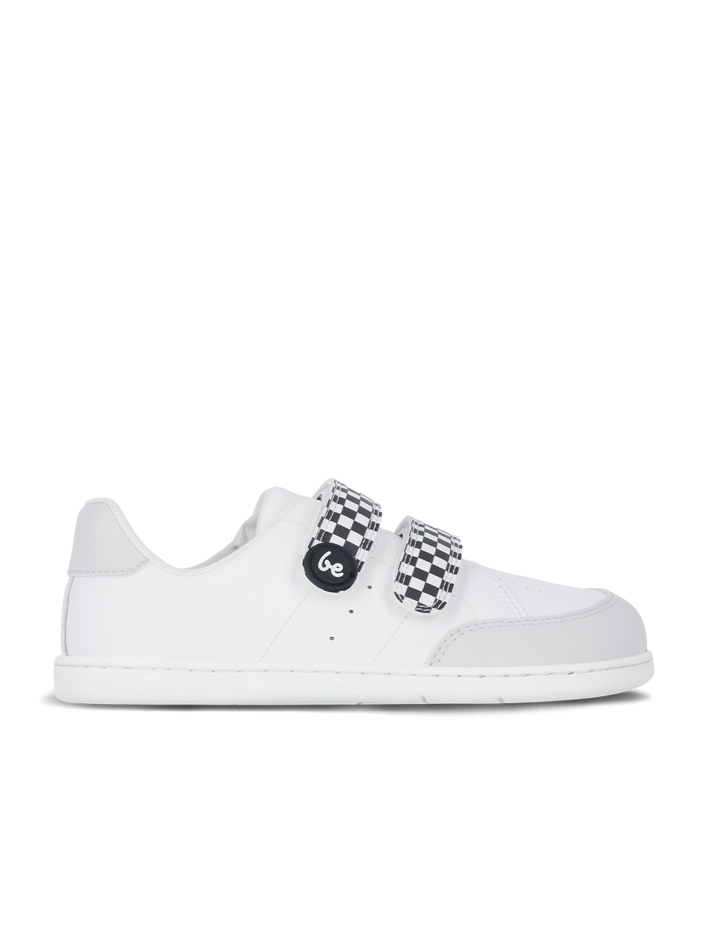 Kids barefoot sneakers Be Lenka Energise Preschool - White & Checkerboard