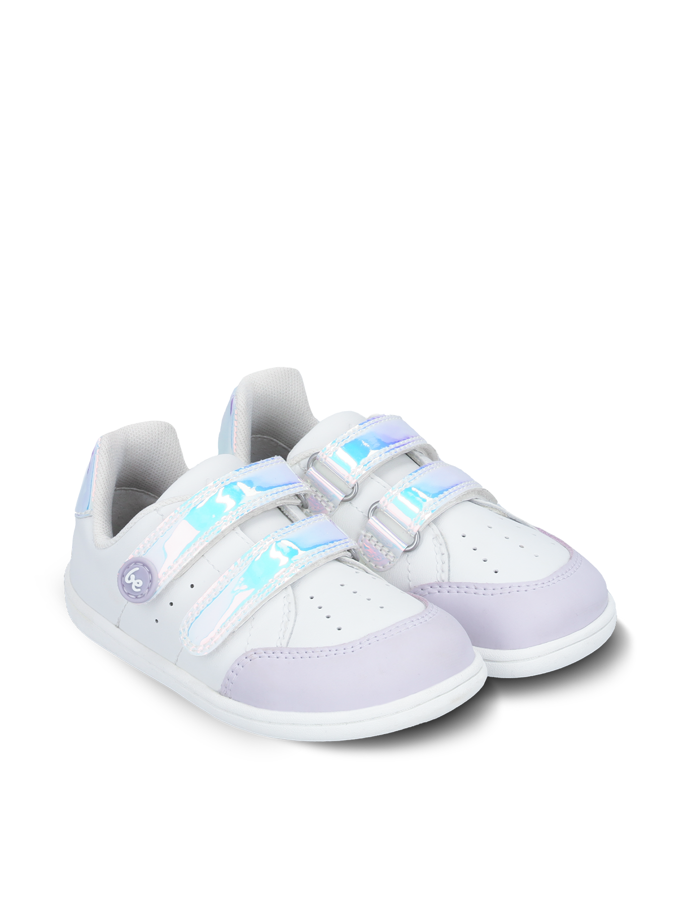 Kids barefoot sneakers Be Lenka Energise Preschool - White & Iridescent