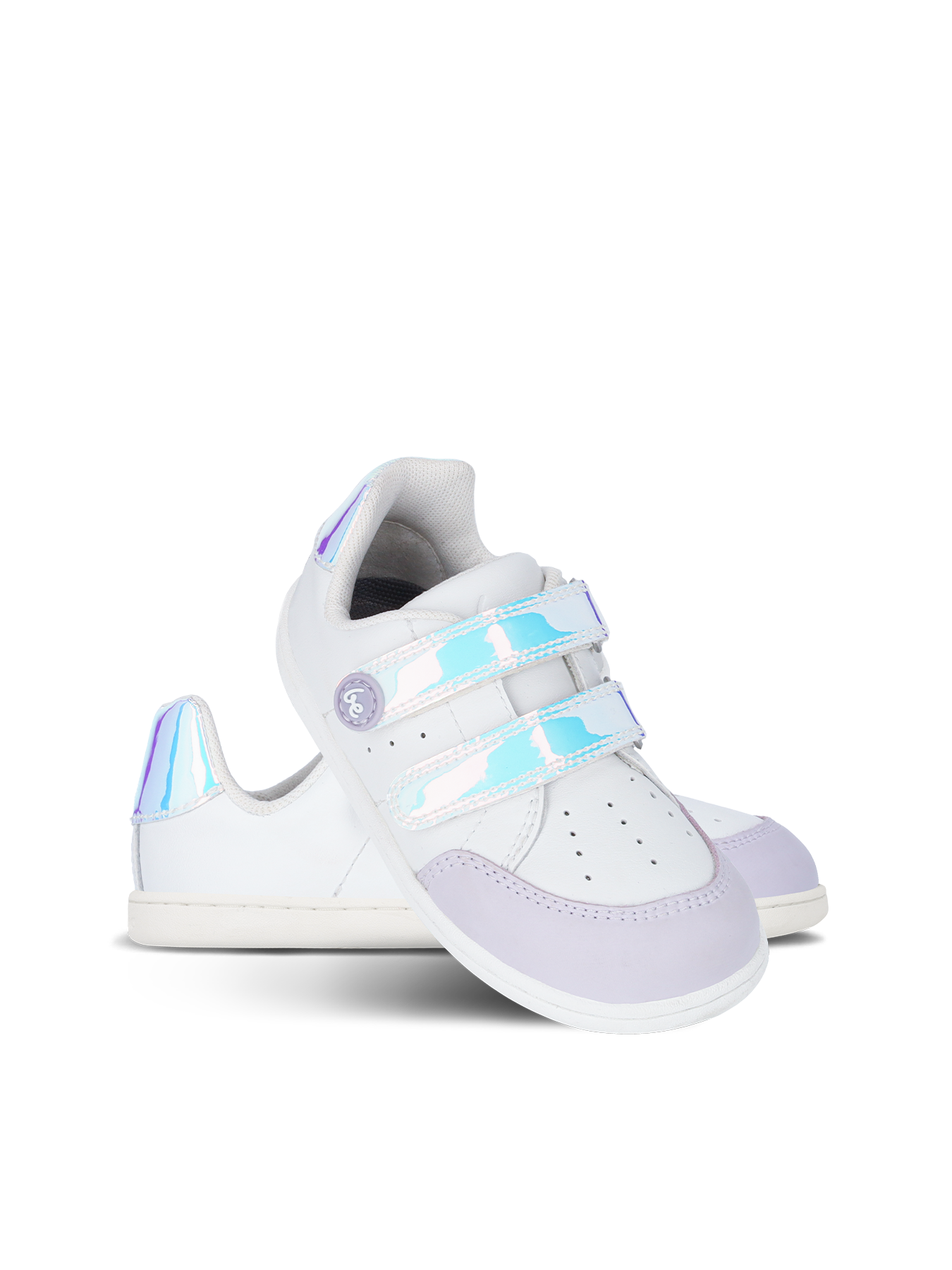 Kids barefoot sneakers Be Lenka Energise Preschool - White & Iridescent