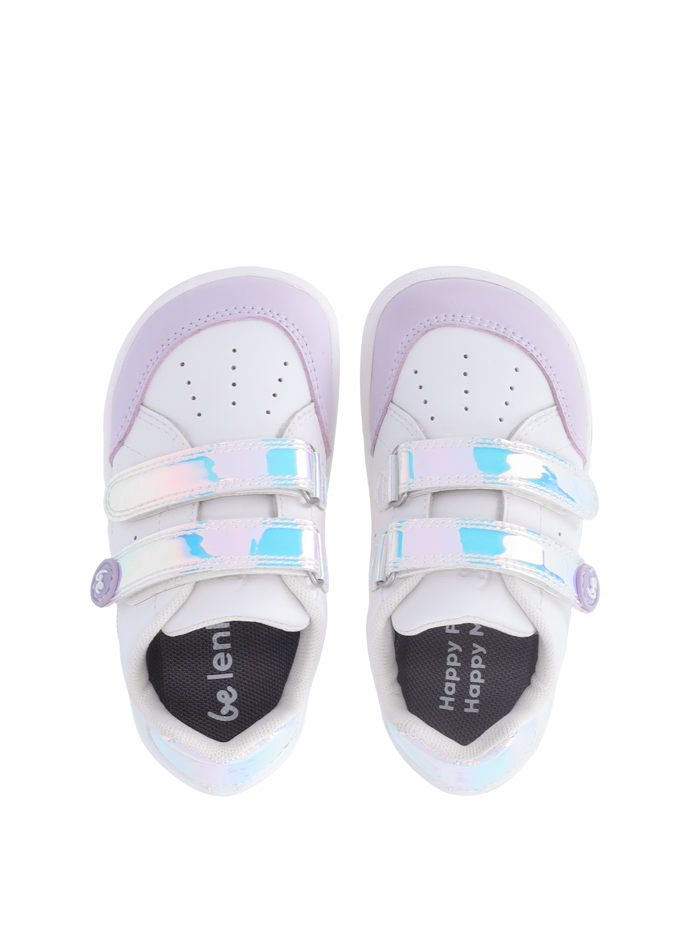 Kids barefoot sneakers Be Lenka Energise Preschool - White & Iridescent