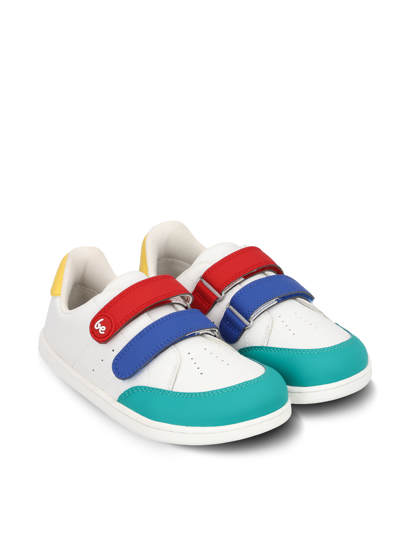 Kids barefoot sneakers Be Lenka Energise Kids - White & Multicolour