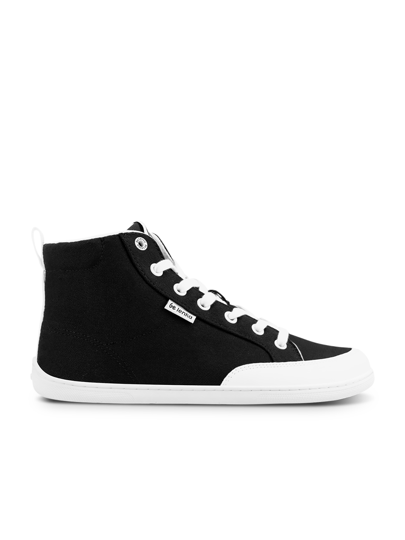 Barefoot Sneakers Be Lenka Rebound - High Top - Black & White