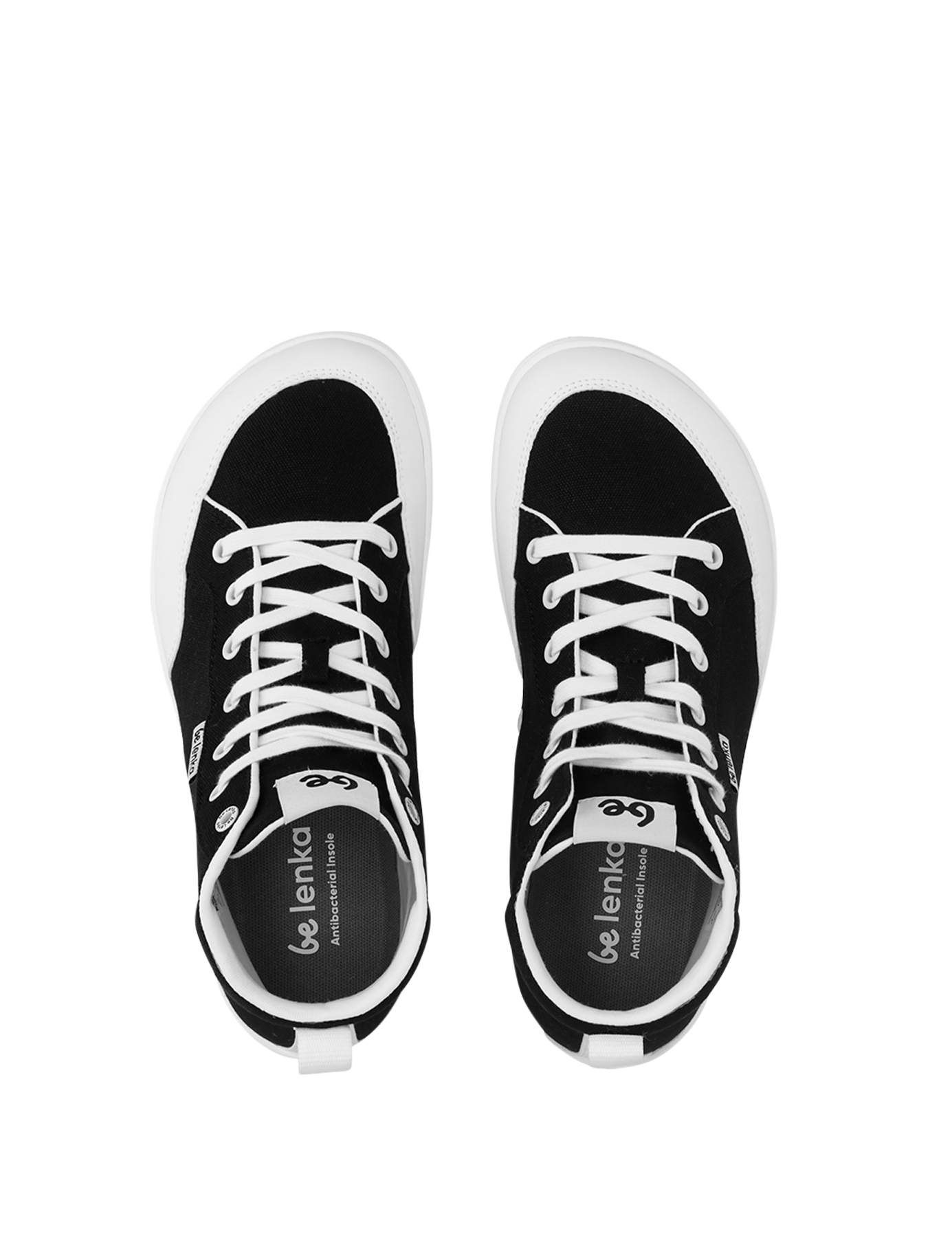 Barefoot Sneakers Be Lenka Rebound - High Top - Black & White