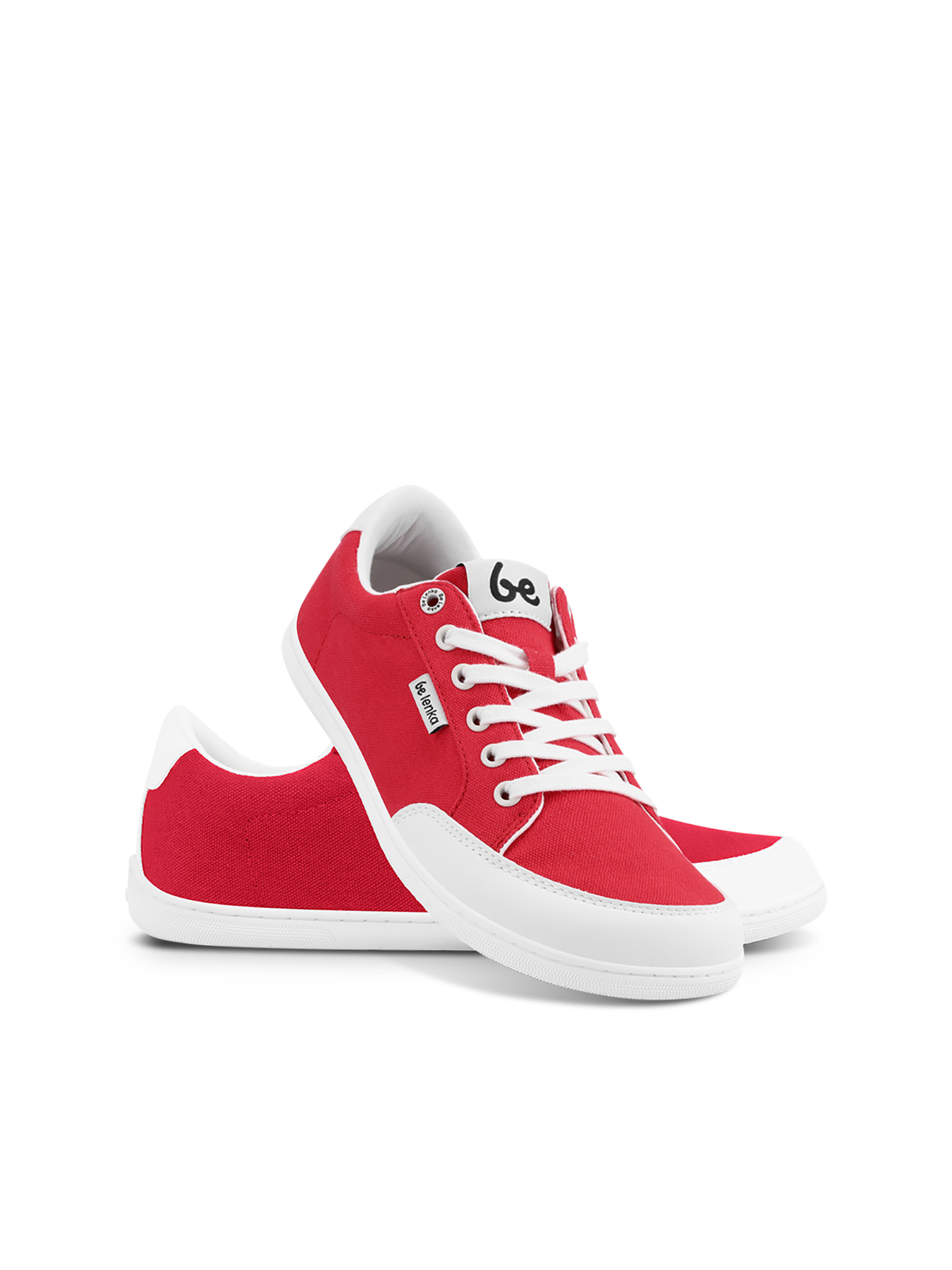Barefoot Sneakers Be Lenka Rebound - Red & White