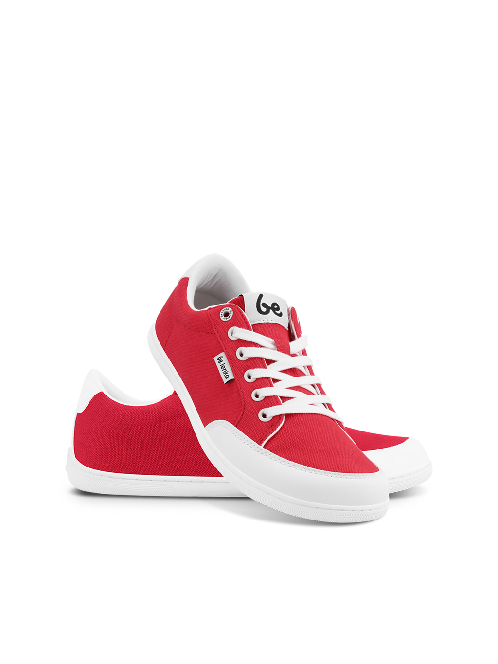 Barefoot Sneakers Be Lenka Rebound - Red & White