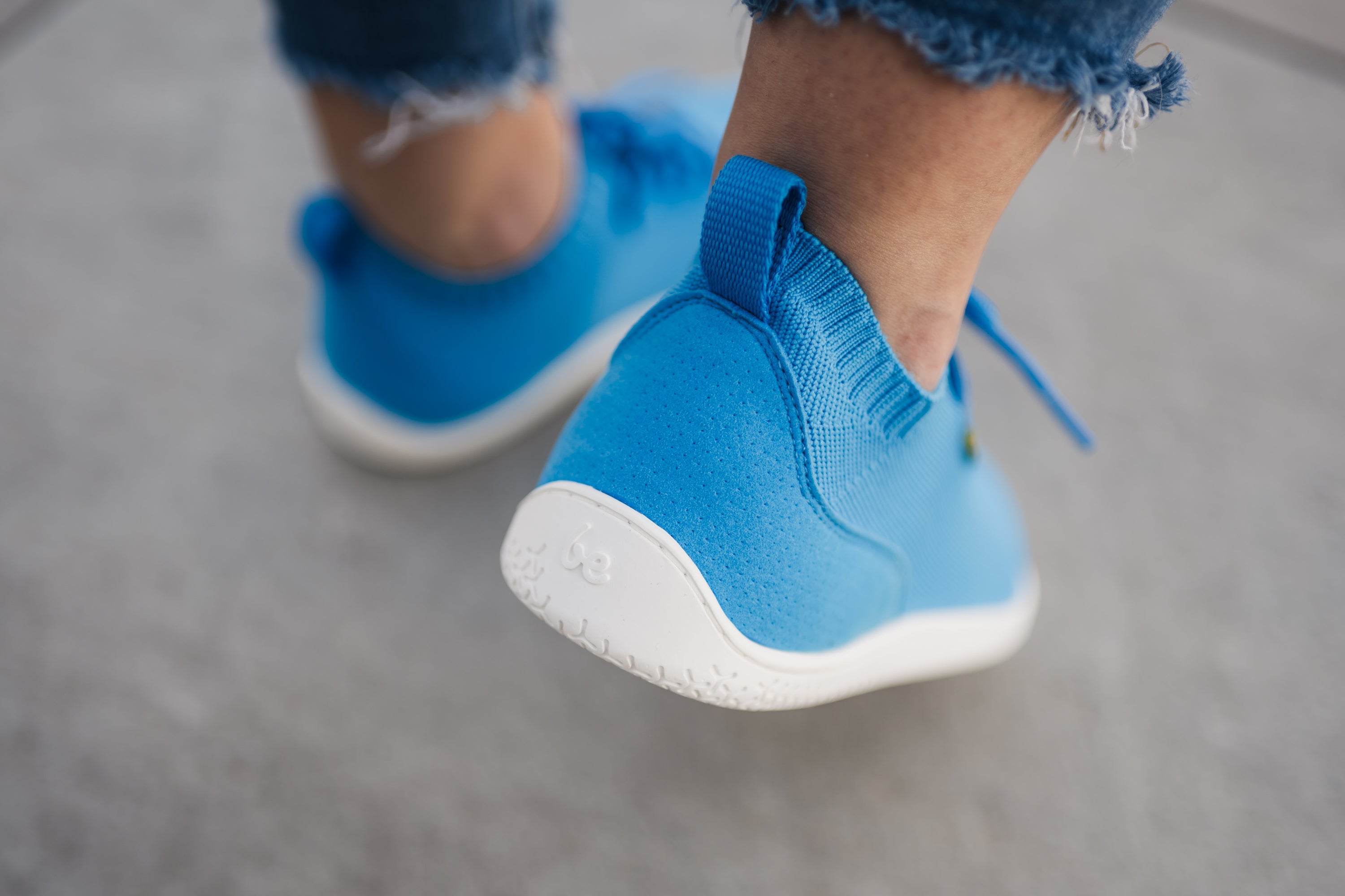 Barefoot Sneakers Be Lenka Stride - Blue & White