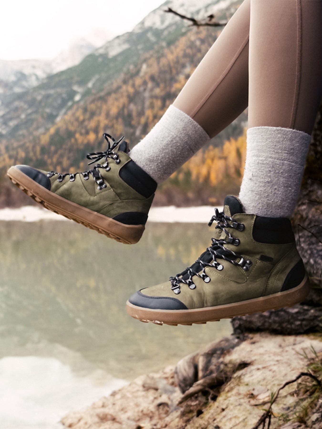 Zapatos descalzos Be Lenka Ranger 2.0 - Verde militar