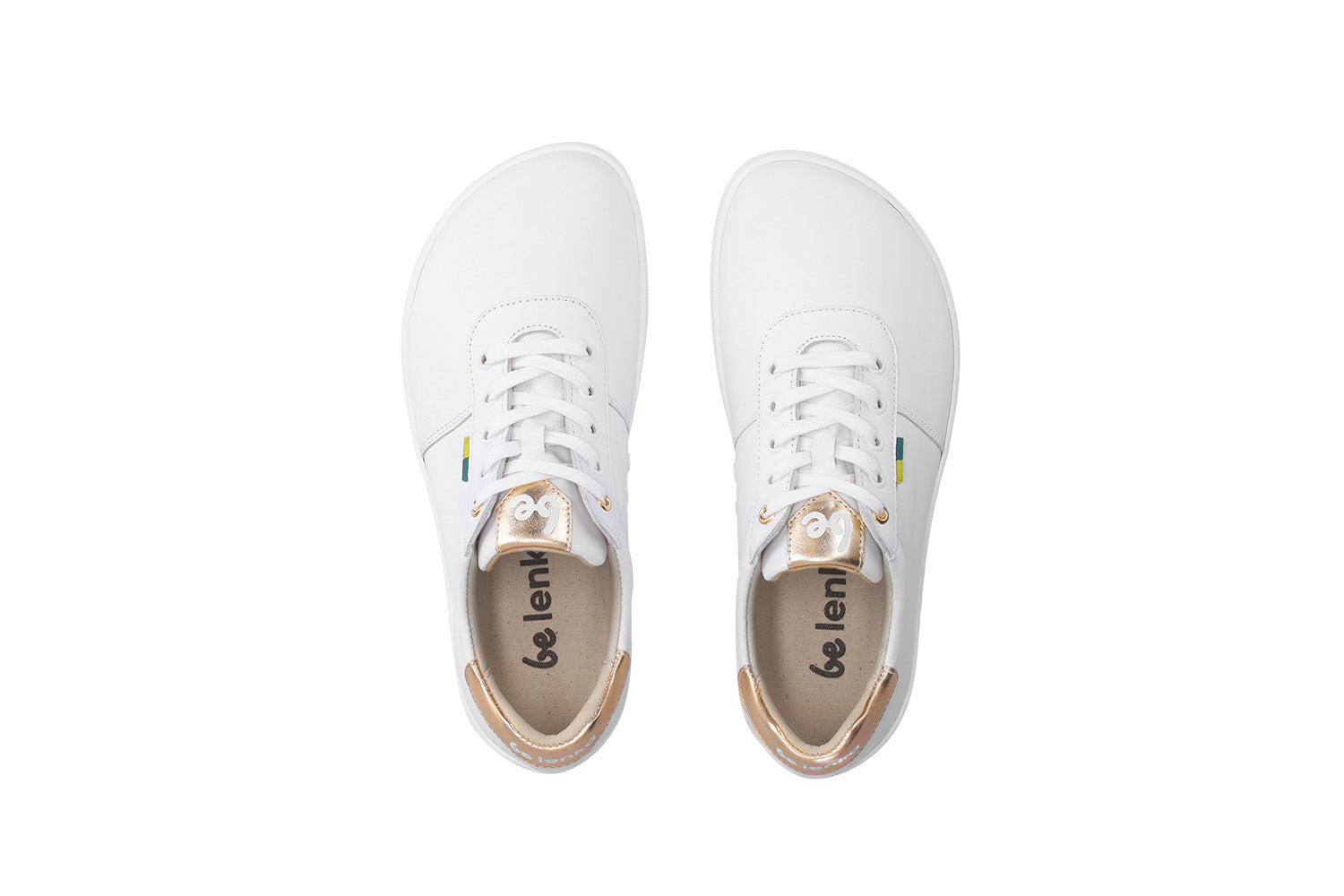 Barefoot Shoes Be Lenka Royale - White & Gold