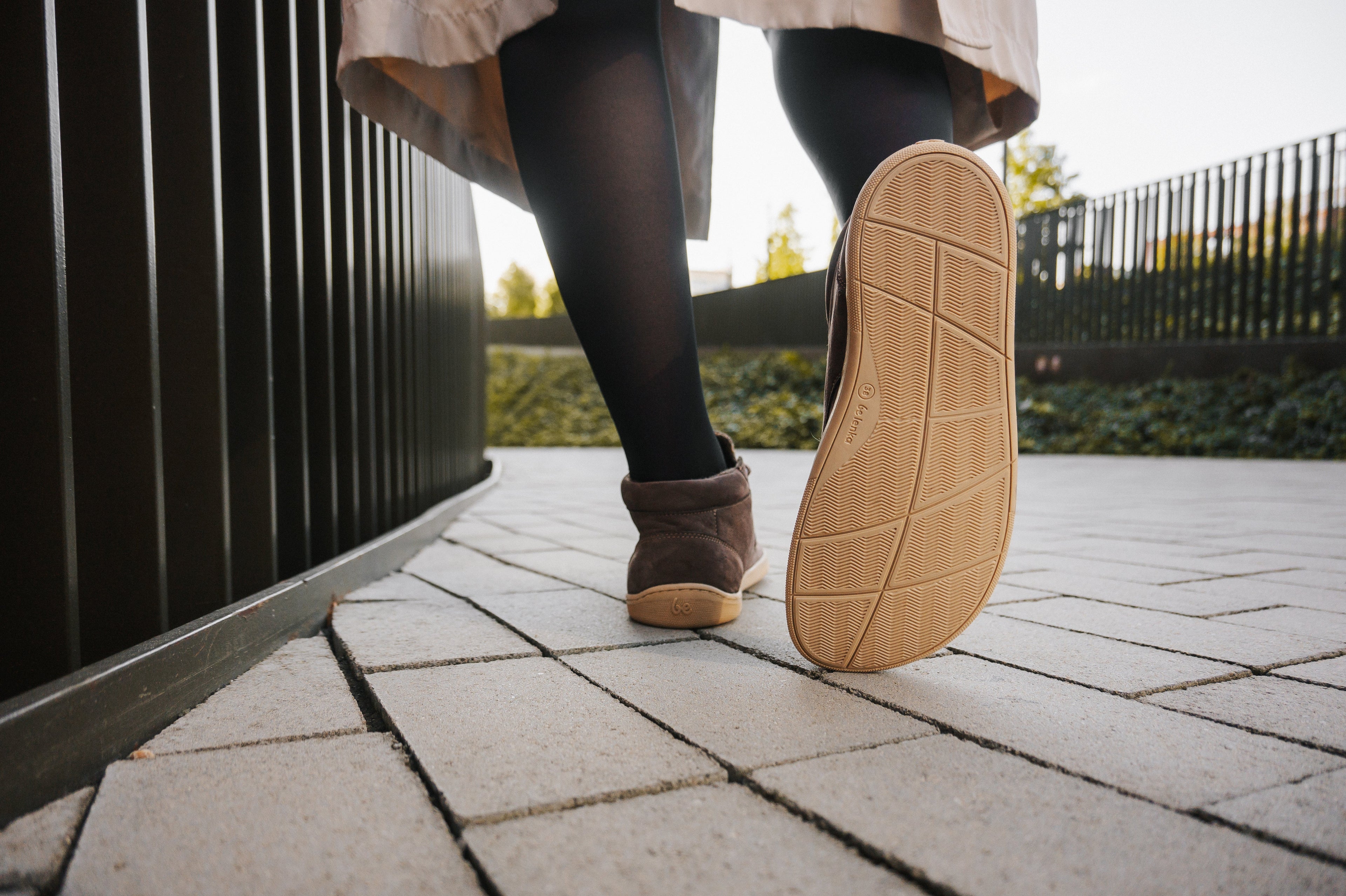 Barefoot Shoes - Be Lenka - Synergy - Fleece - Chocolate & Beige