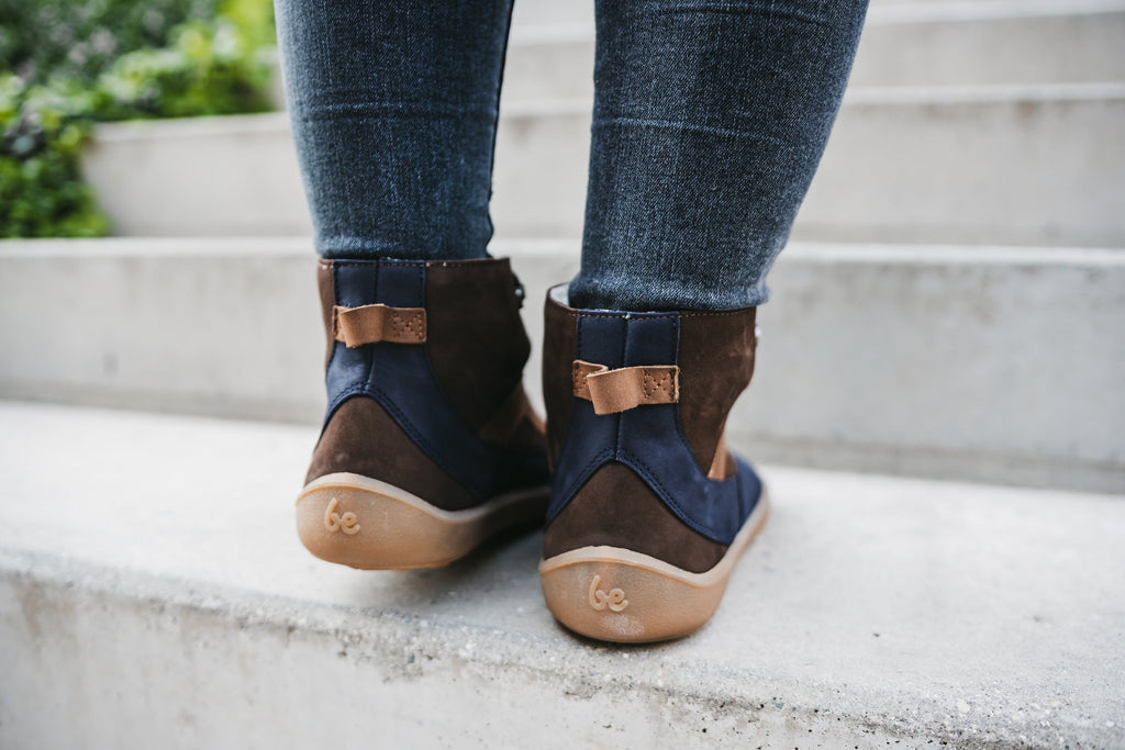 Barefoot Boots Be Lenka York - Brown & Navy