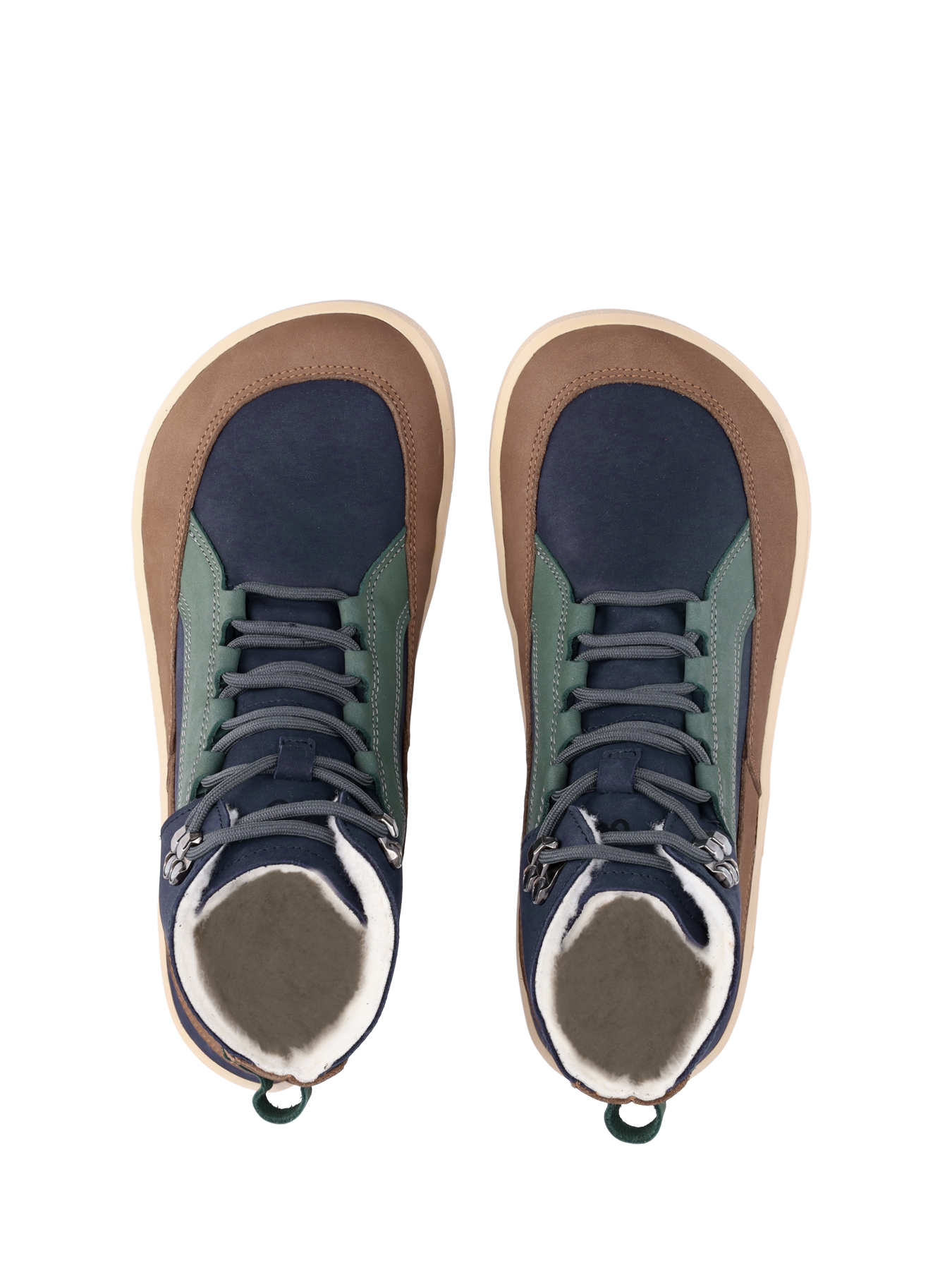 Barefoot Boots Be Lenka York - Navy, Brown & Beige