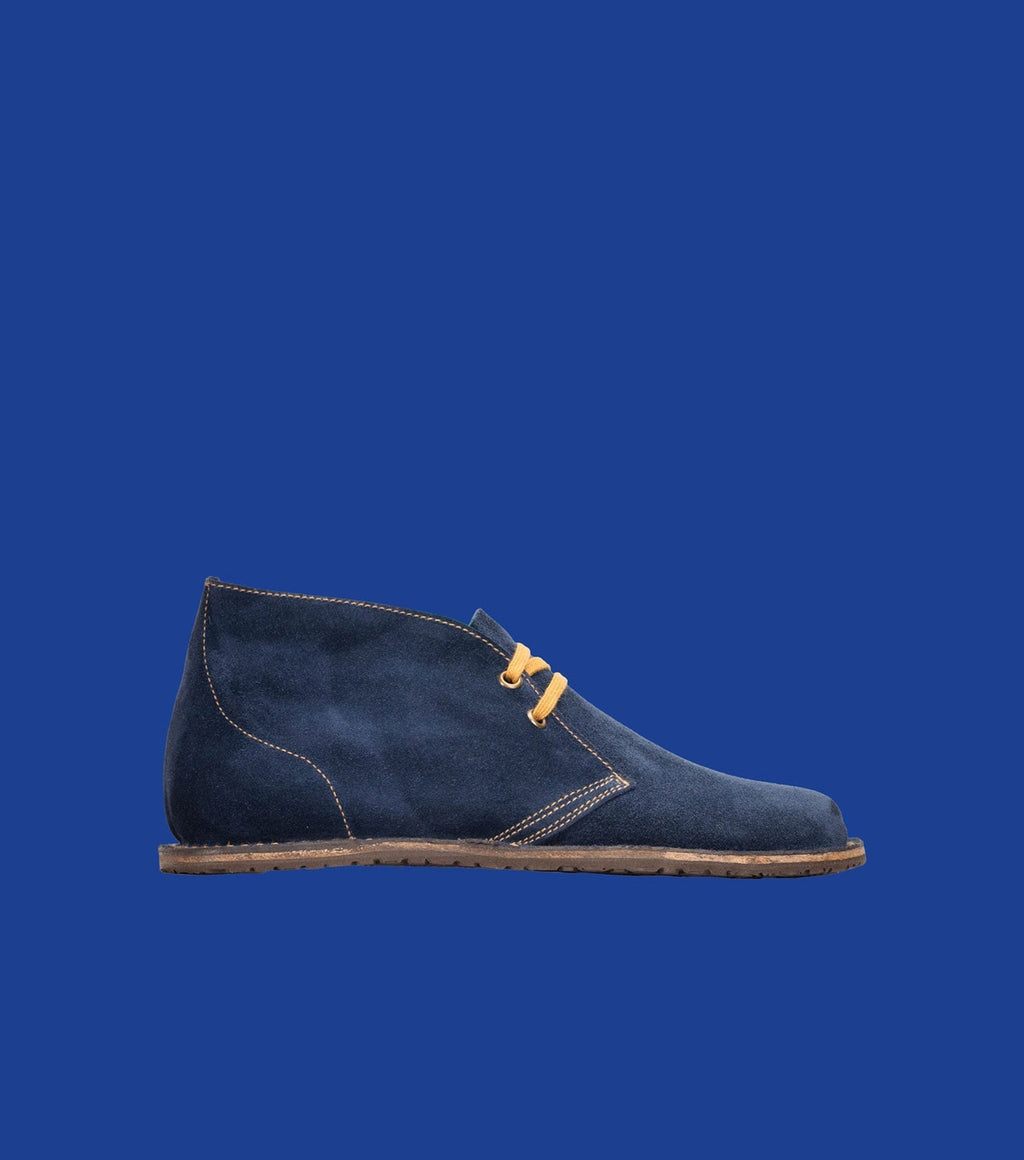 Blue Barefoot Desert Boots | Barefoot Pals - Barefoot Shoe Store