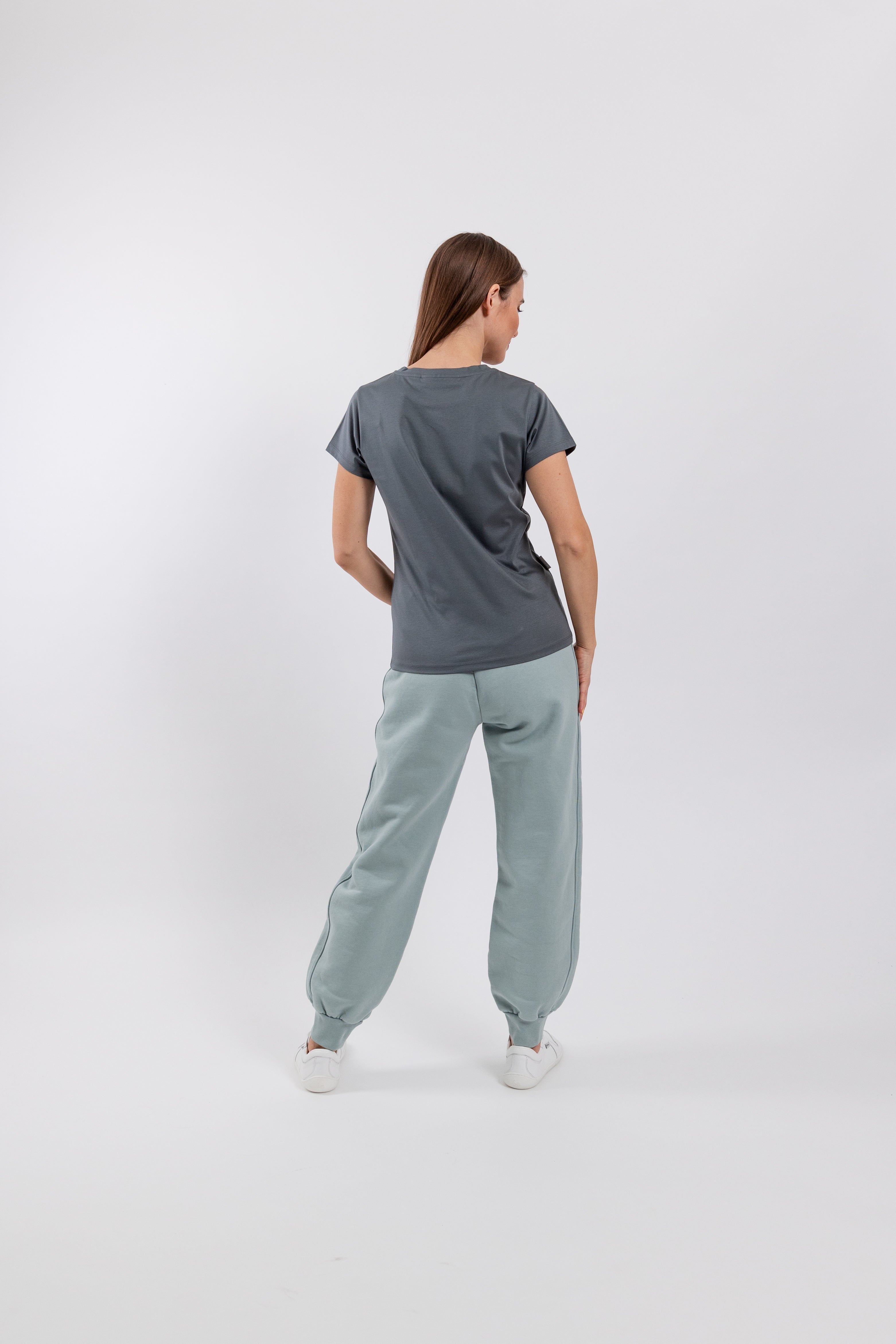 Women's Round Neck t-shirt Be Lenka Essentials - Grey