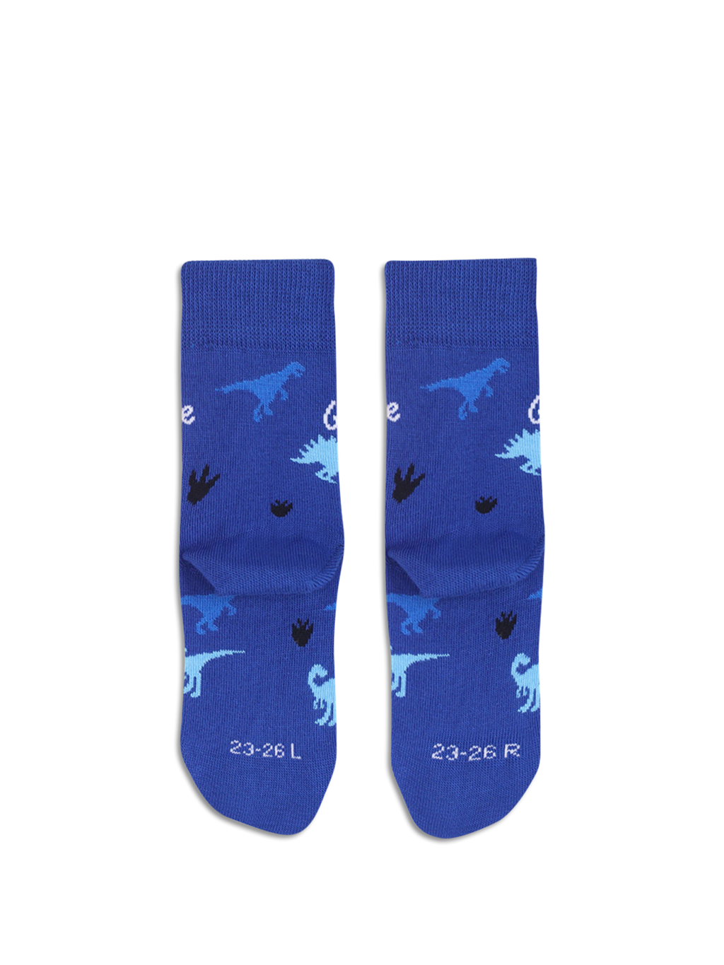 Kinder Barfußsocken Be Lenka Kids - Crew - Dino - Königsblau