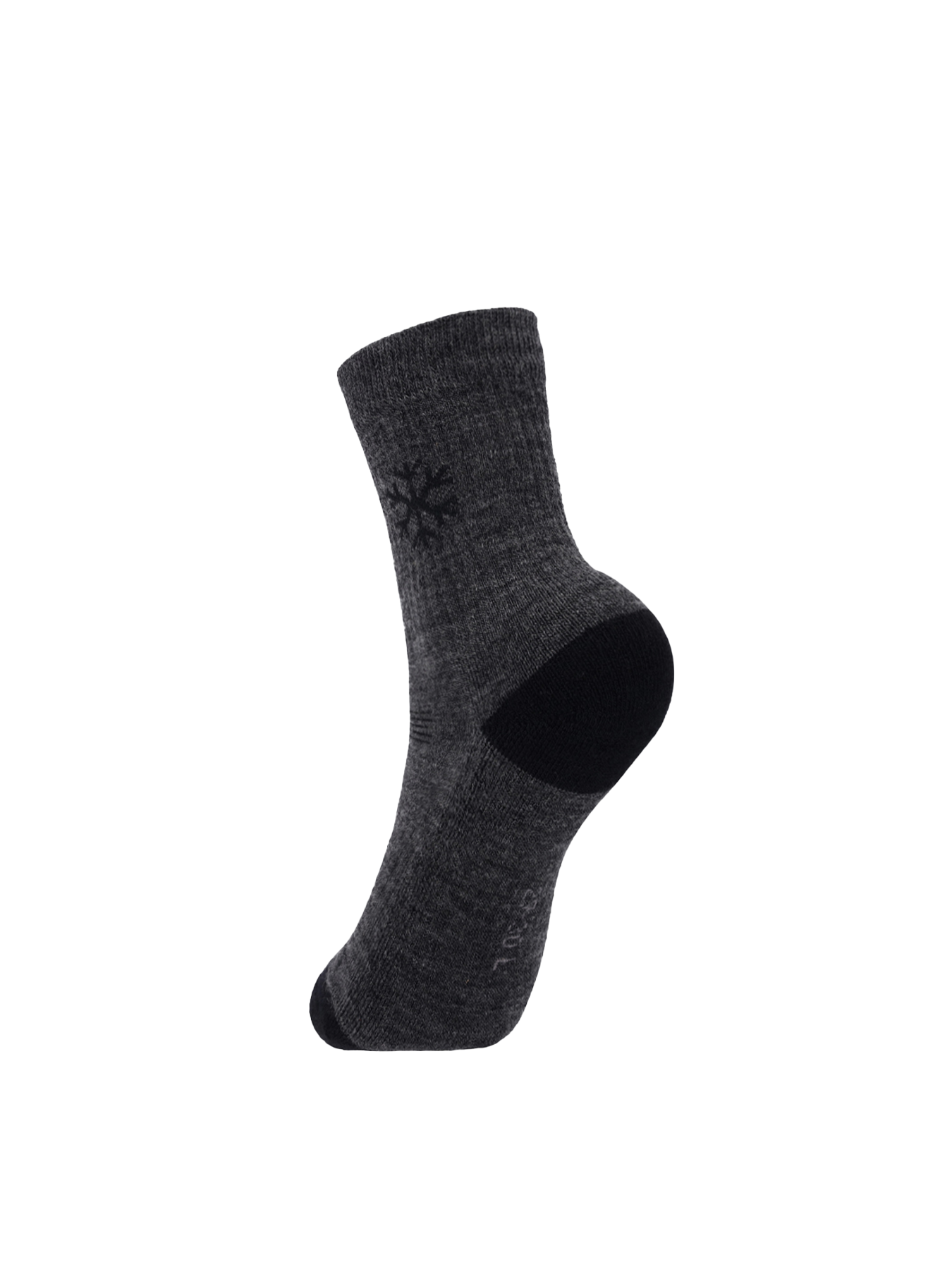 Kids barefoot Socks Be Lenka Kids - Crew - Merino Wool - Grey - 3 pack