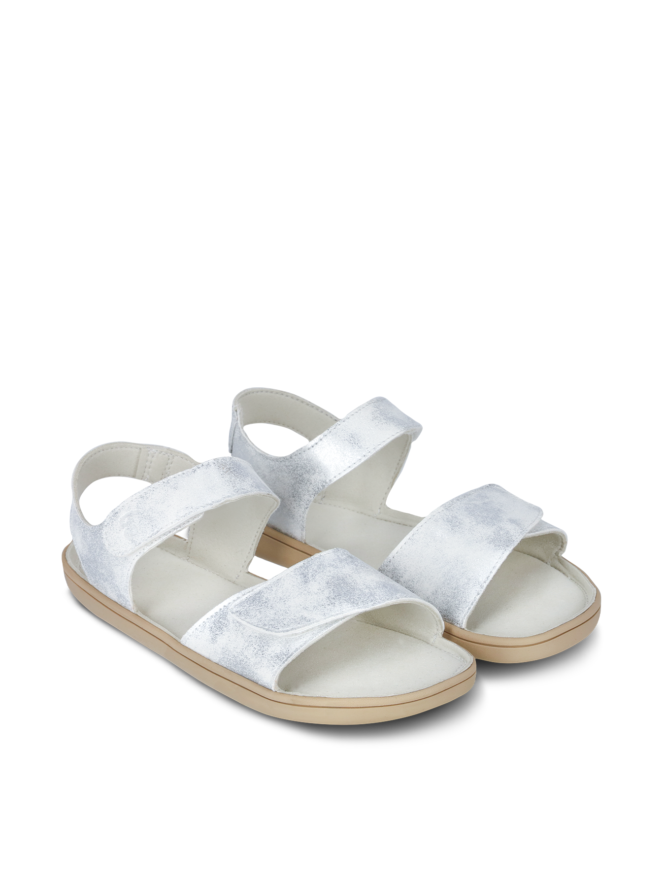Kids' barefoot sandals Be Lenka Miami Kids - Off - White Sparkle