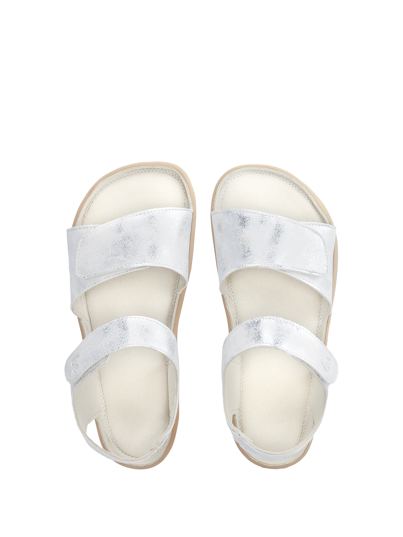 Kids' barefoot sandals Be Lenka Miami Kids - Off - White Sparkle