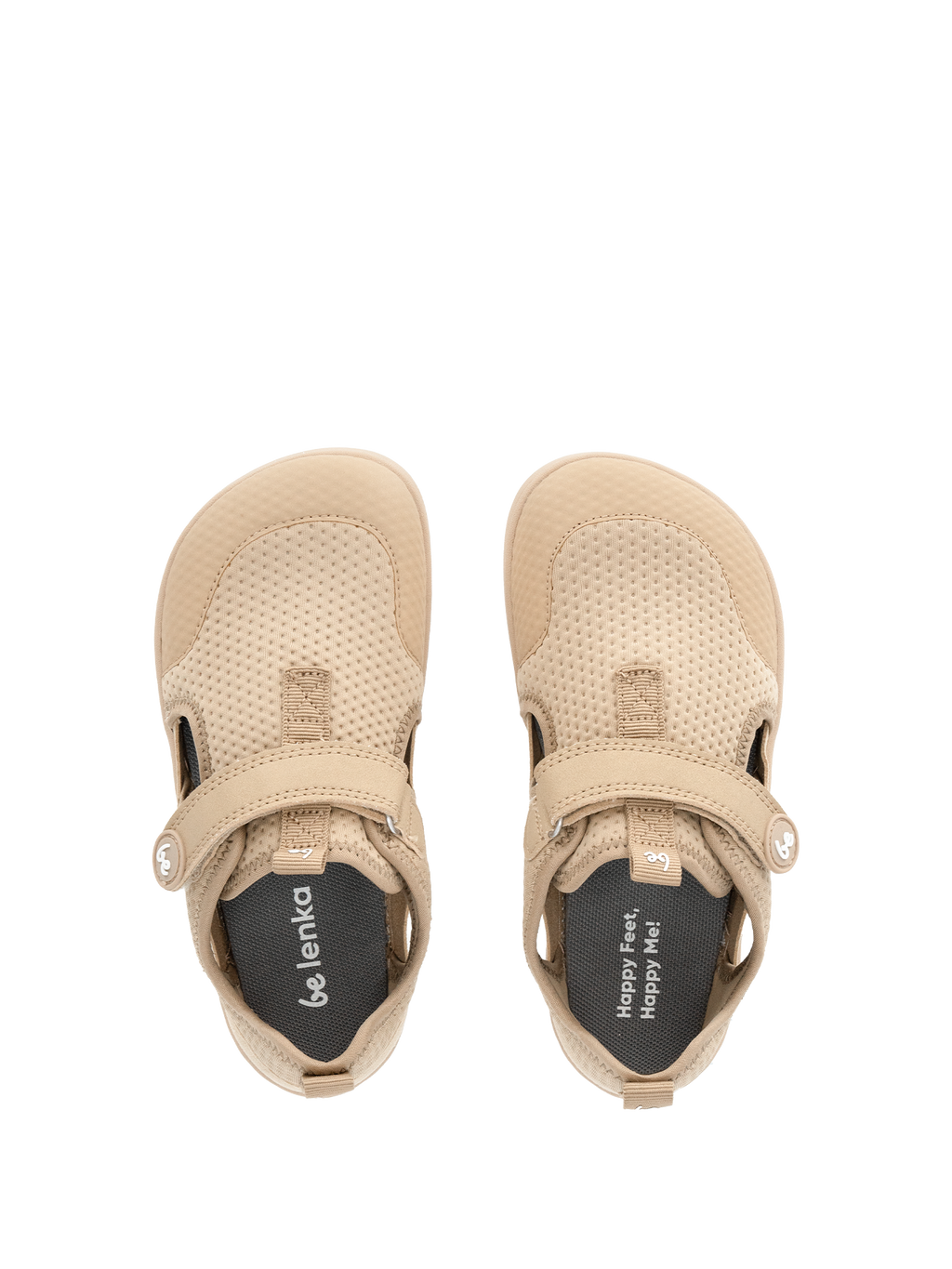 Kids' barefoot sandals Zest Preschool - Beige