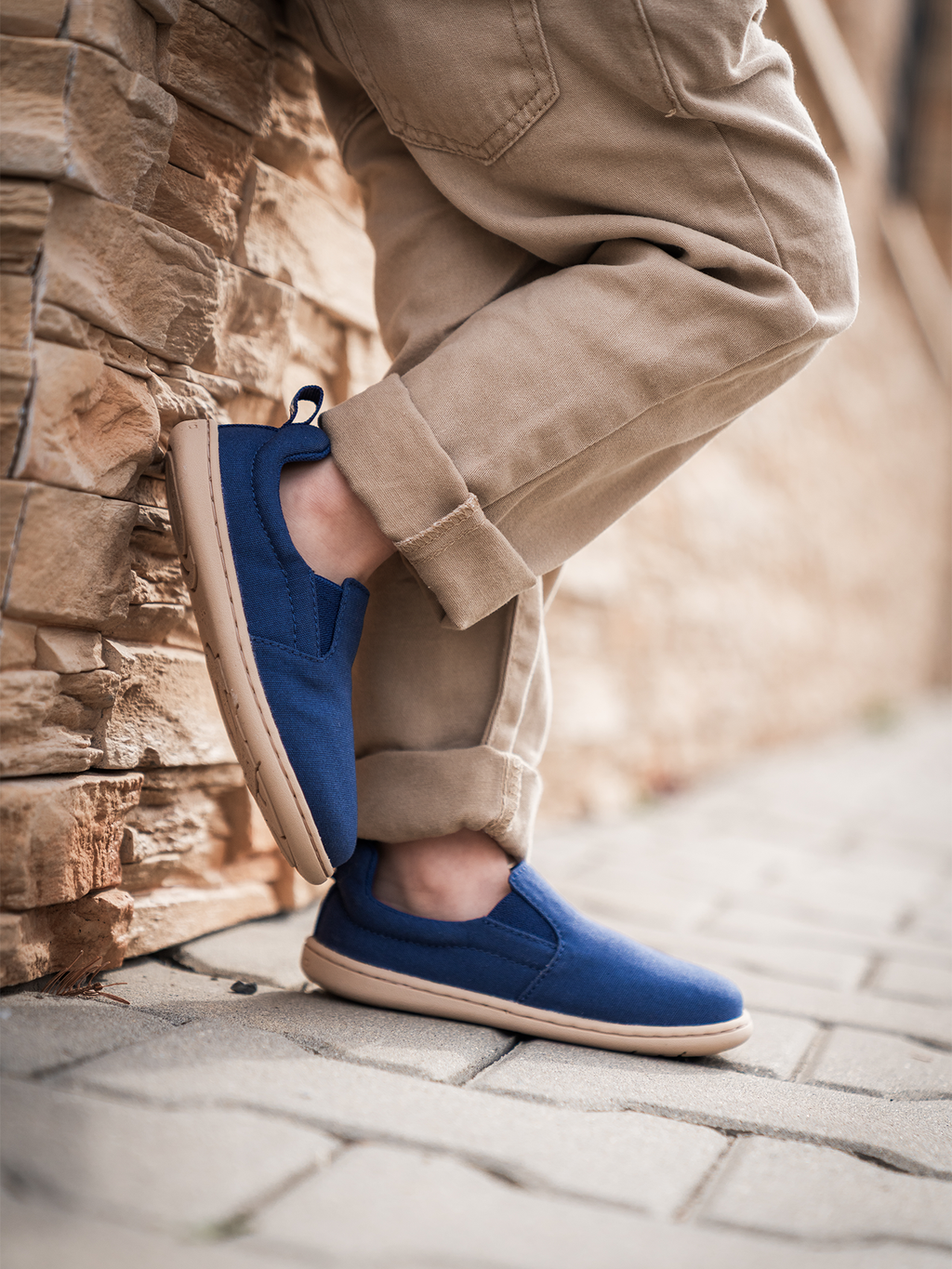 Kids barefoot Slip-on shoes Be Lenka Aura Preschool - Navy