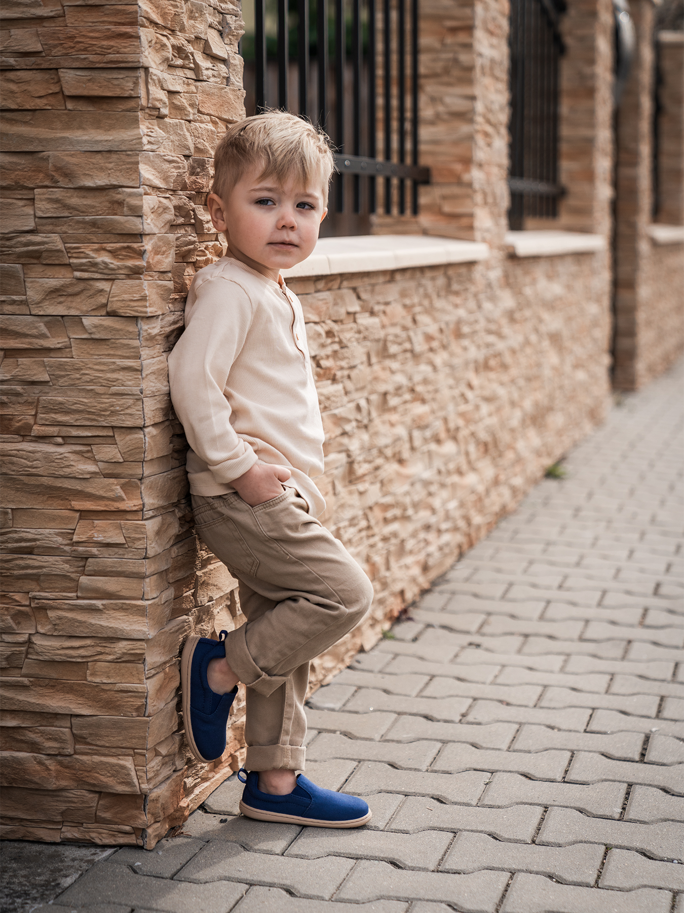 Kids barefoot Slip-on shoes Be Lenka Aura Kids - Navy