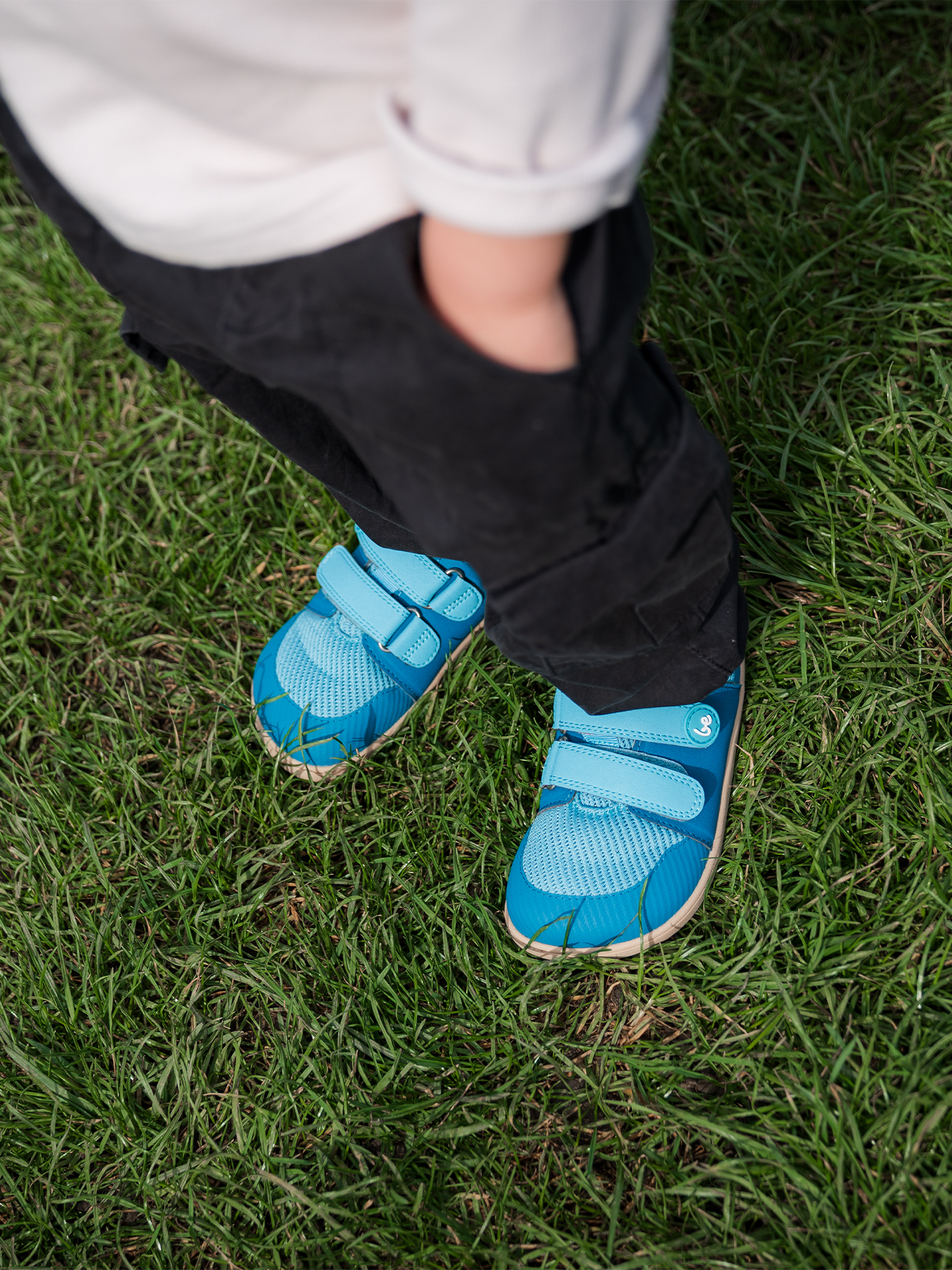 Kids barefoot sneakers Be Lenka Bounty Junior - Aqua