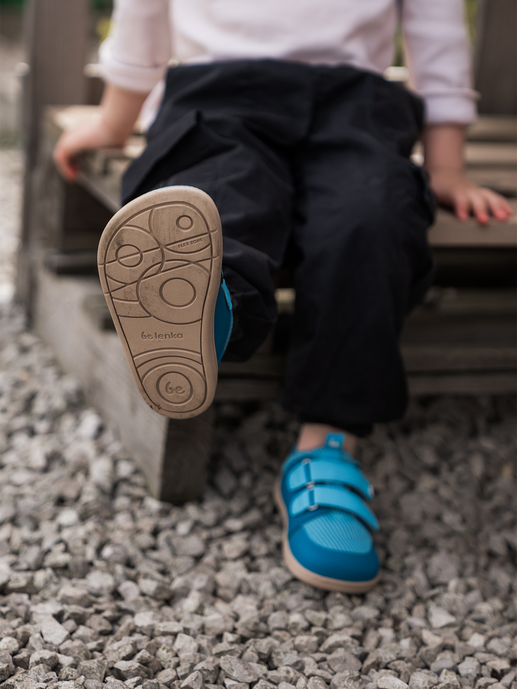 Kids barefoot sneakers Be Lenka Bounty Junior - Aqua