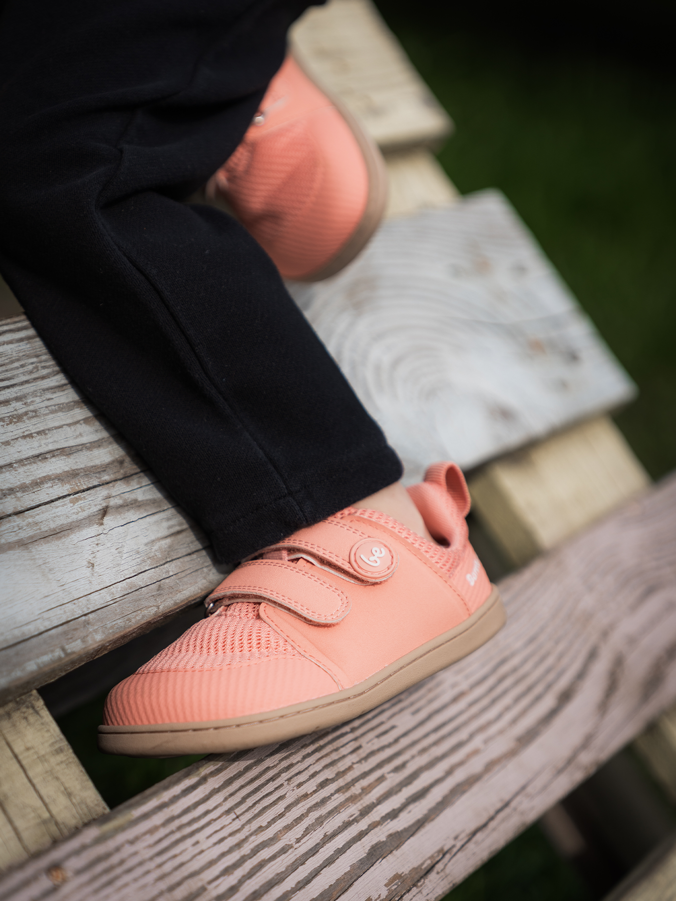 Kids barefoot sneakers Be Lenka Bounty Junior - Coral Pink