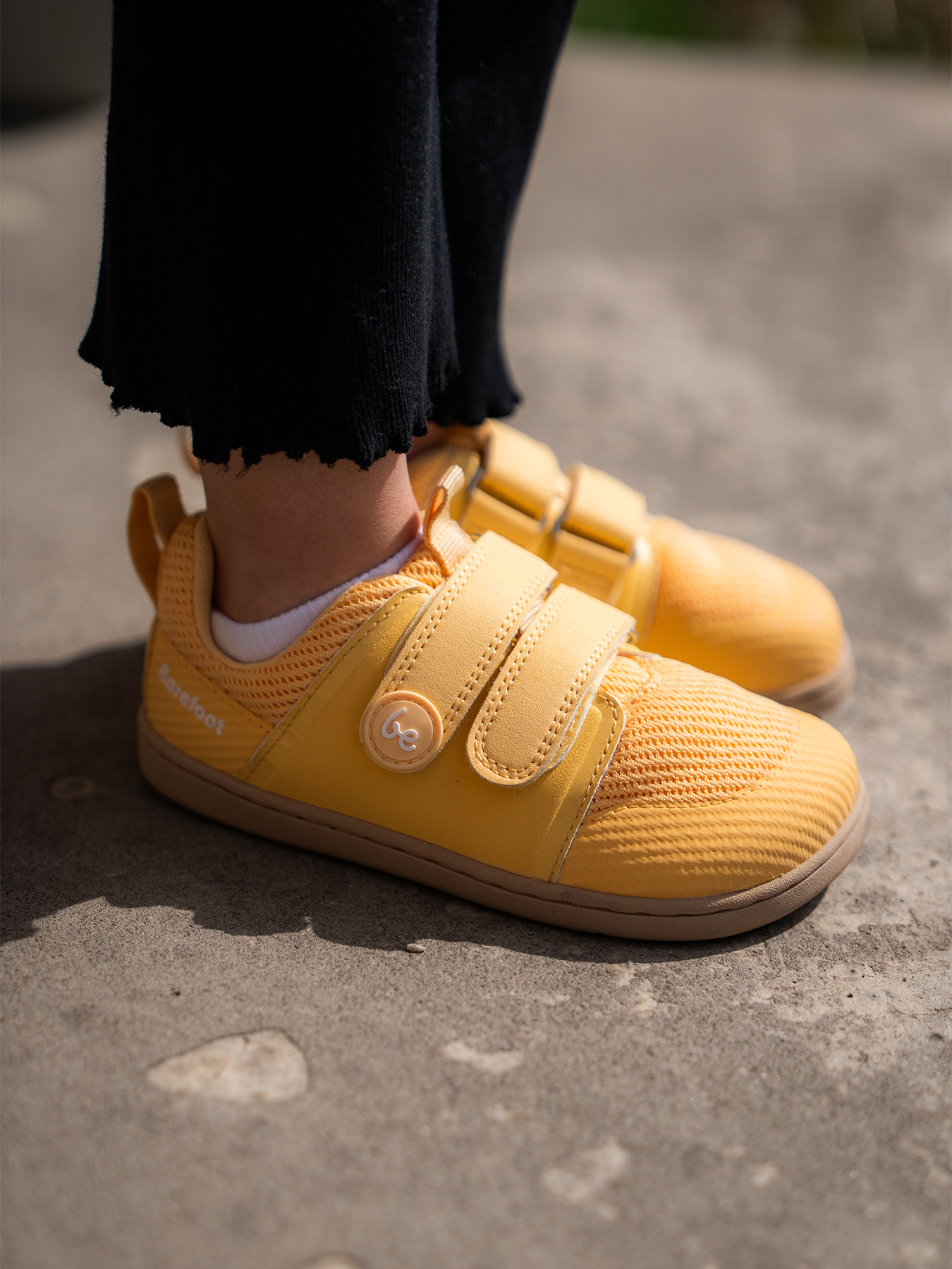 Kids barefoot sneakers Be Lenka Bounty Junior - Yellow