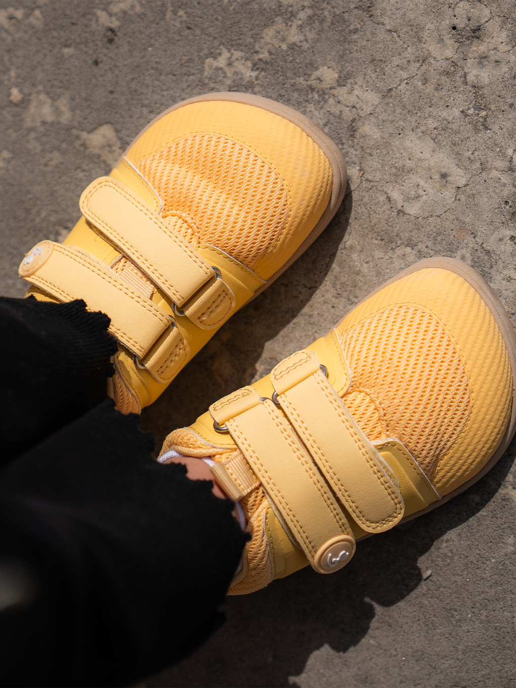 Kids barefoot sneakers Be Lenka Bounty Junior - Yellow