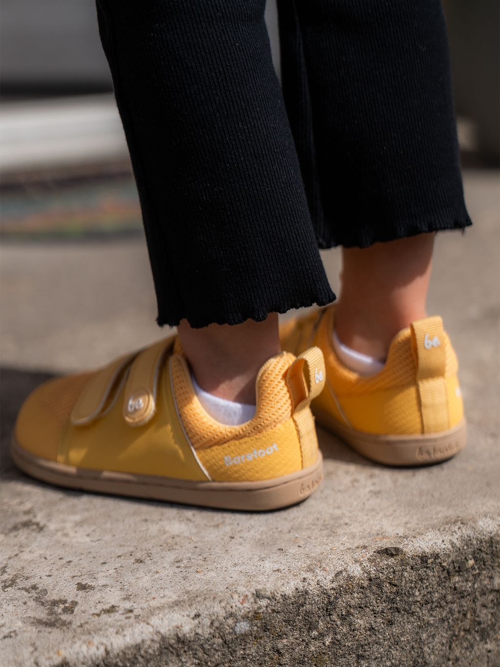 Kids barefoot sneakers Be Lenka Bounty Junior - Yellow