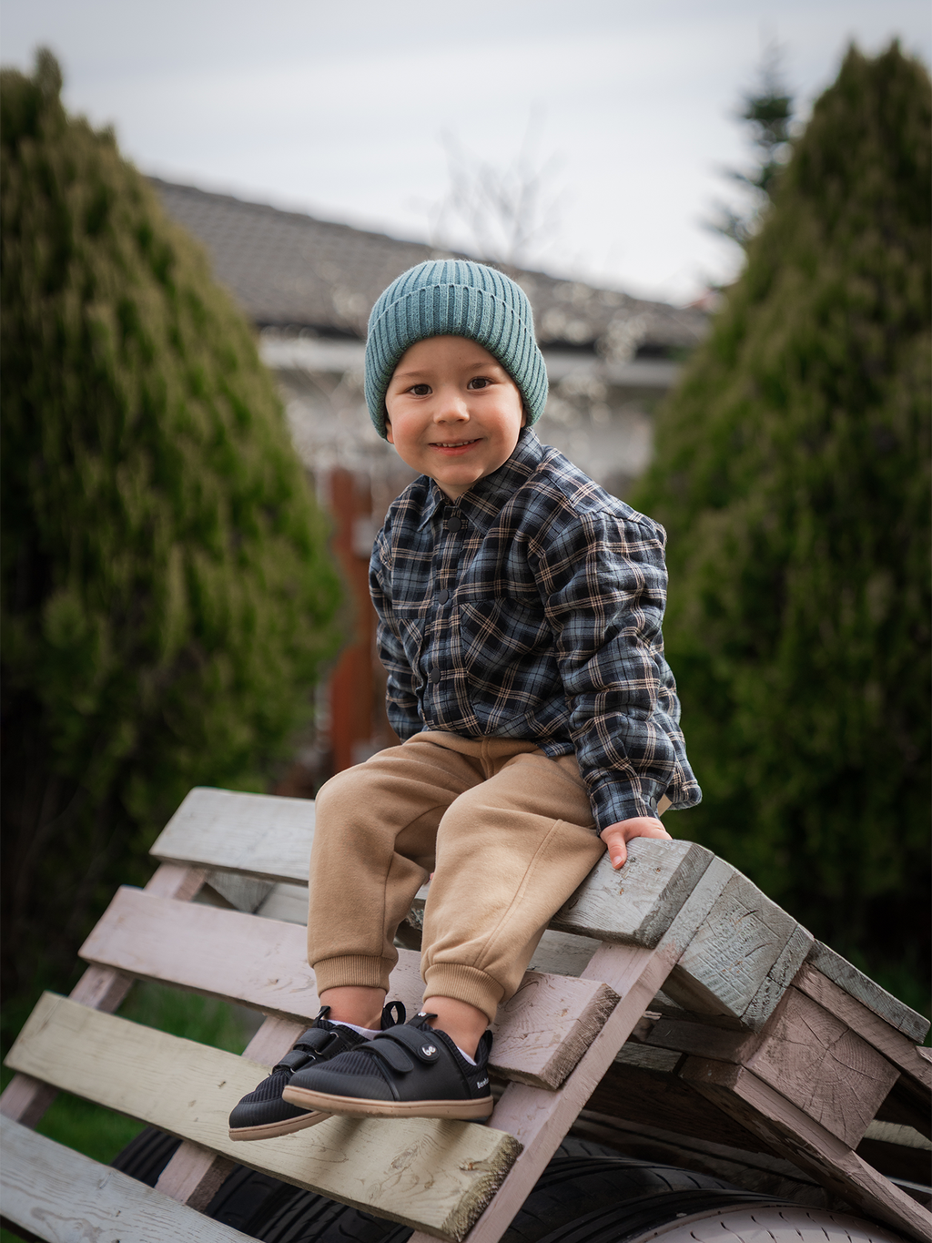 Kids barefoot sneakers Be Lenka Bounty Kids - Black