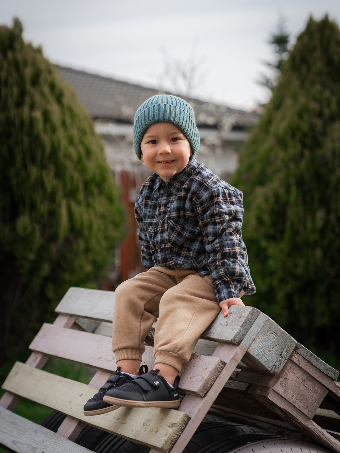 Kids barefoot sneakers Be Lenka Bounty Kids - Black