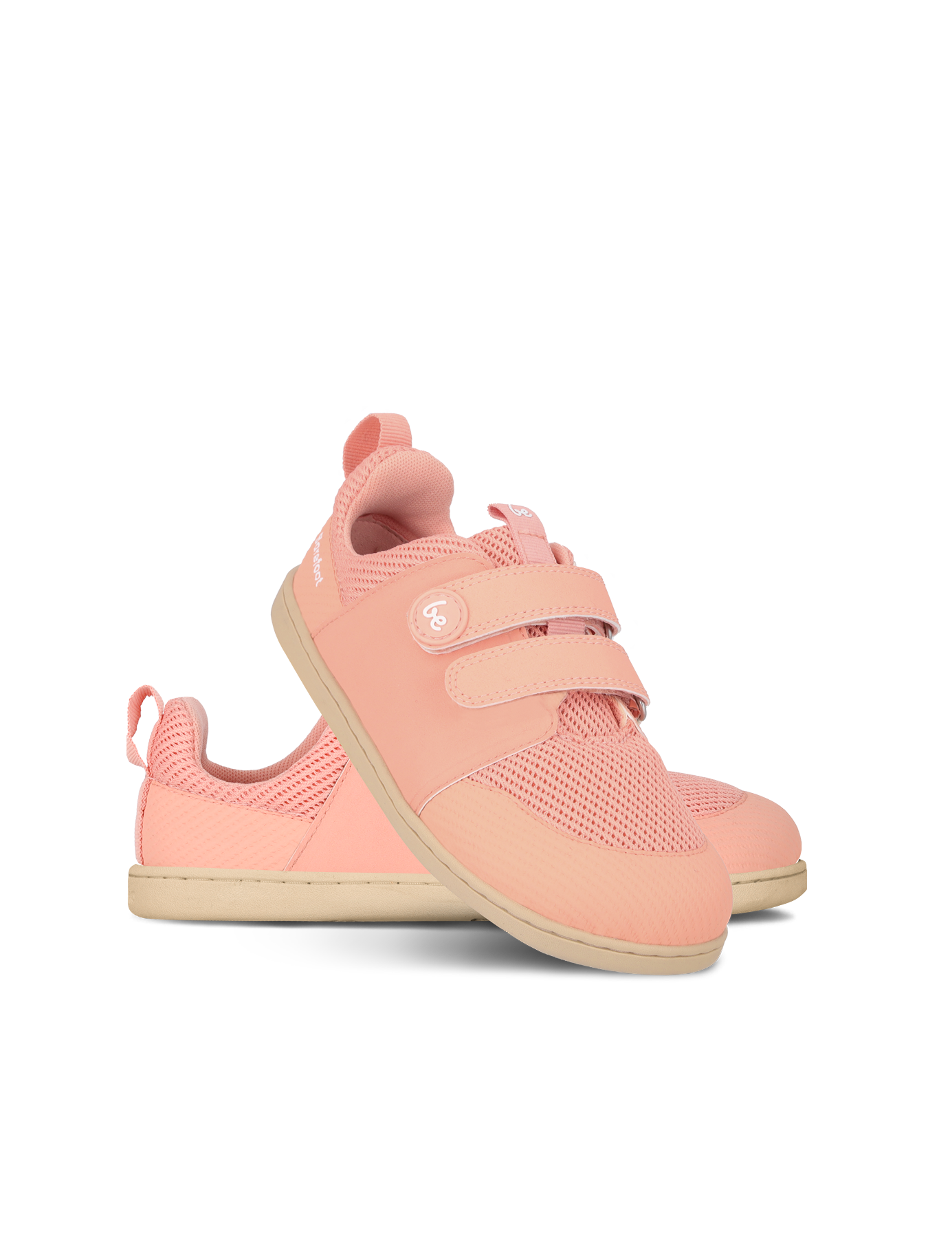 Kids barefoot sneakers Be Lenka Bounty Junior - Coral Pink