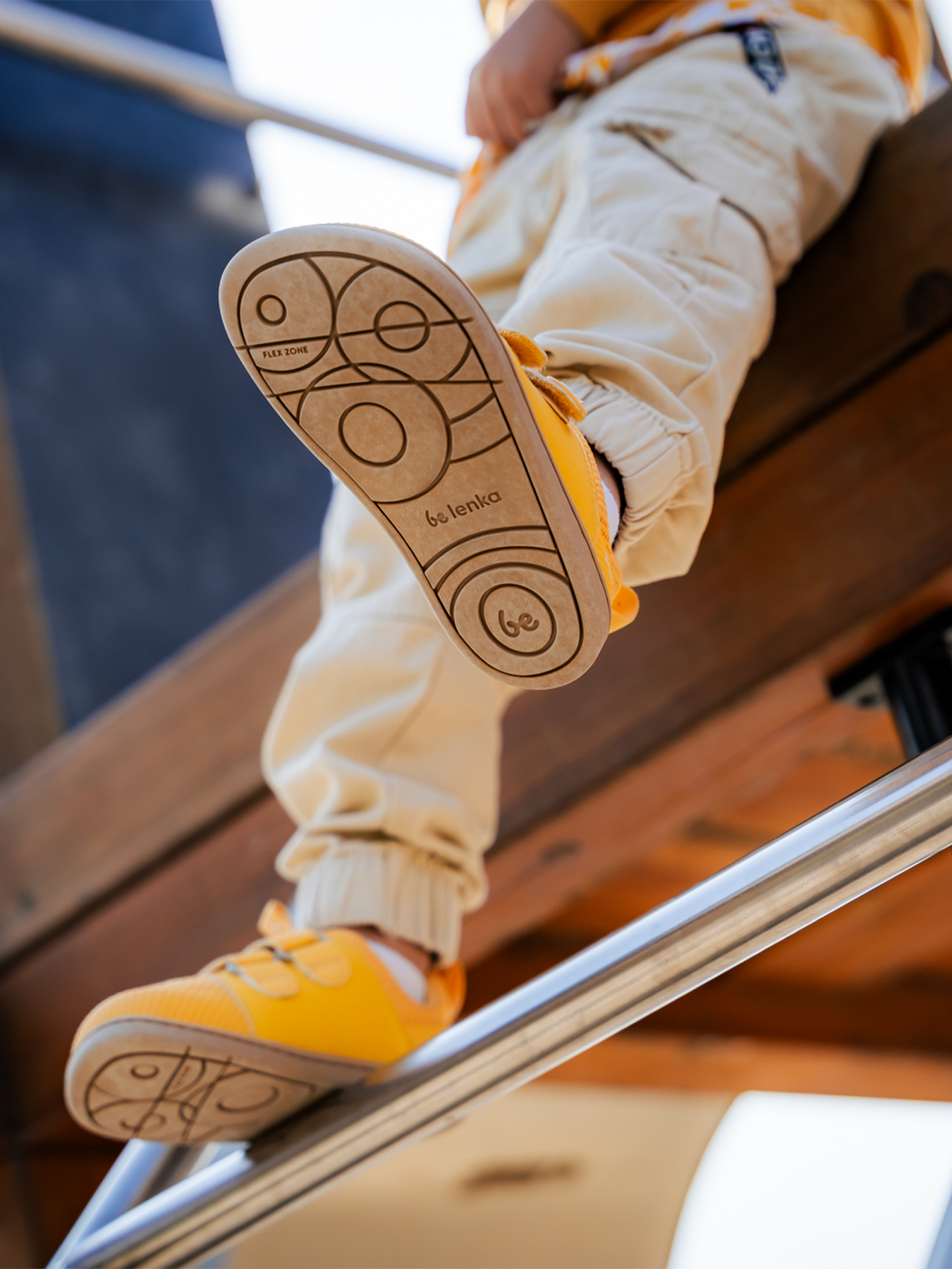Kids barefoot sneakers Be Lenka Bounty Kids - Yellow