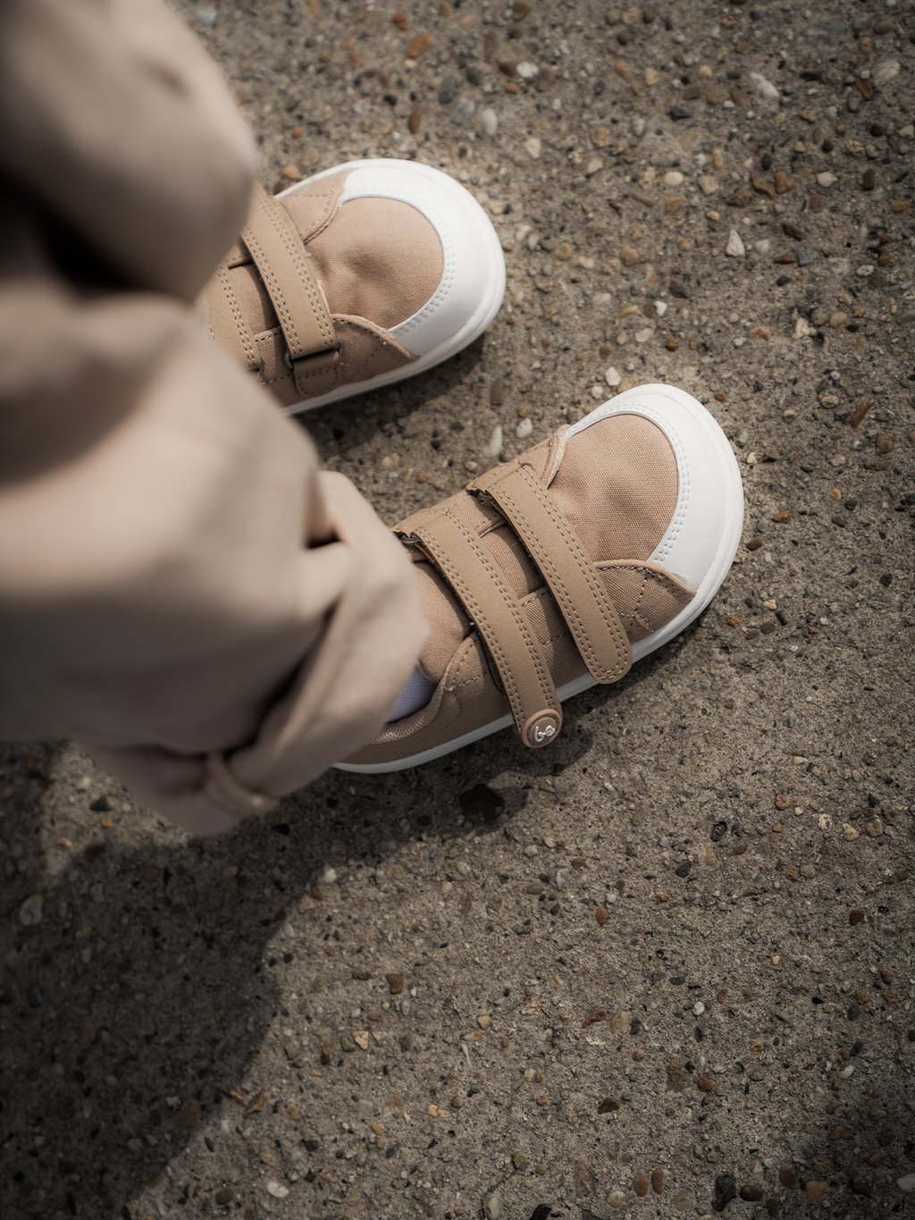 Kids barefoot sneakers Be Lenka Canvi Kids - Light Brown