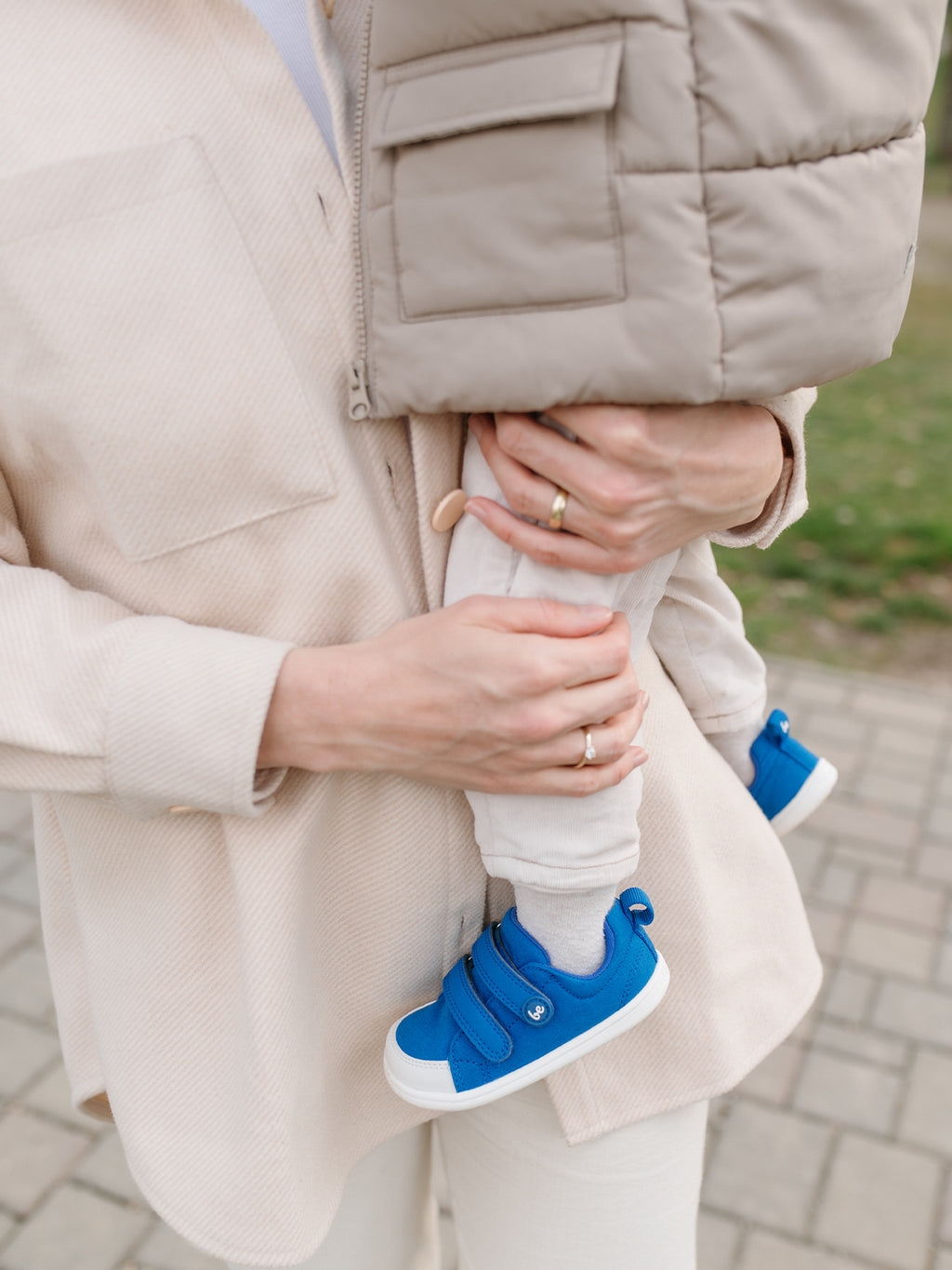 Kids barefoot sneakers Be Lenka Canvi Preschool - Blue