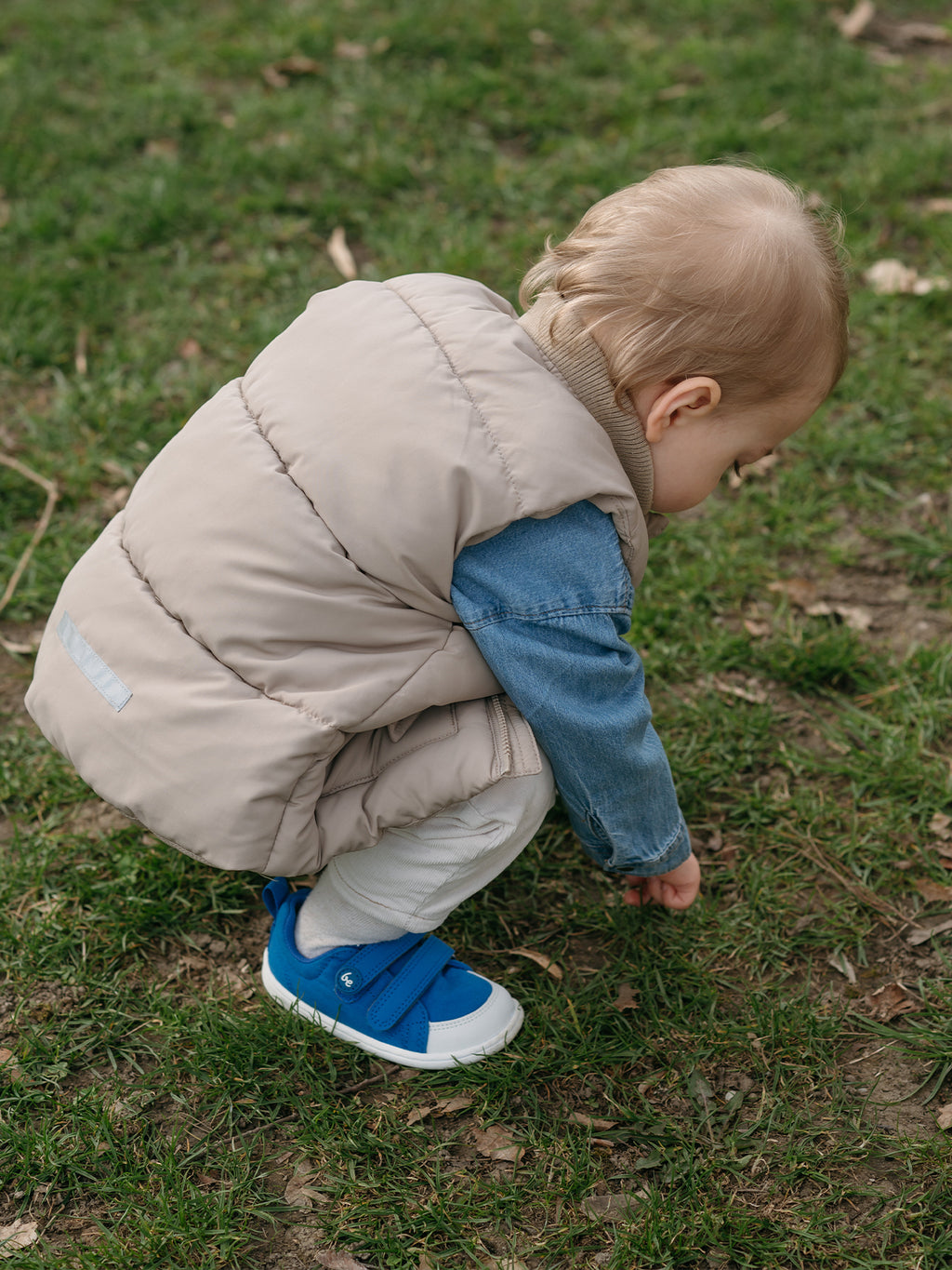 Kids barefoot sneakers Be Lenka Canvi Preschool - Blue