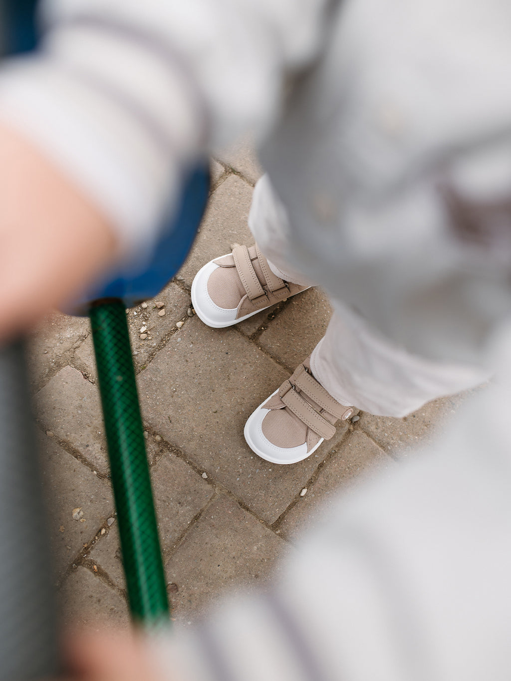 Kids barefoot sneakers Be Lenka Canvi Preschool - Light Brown