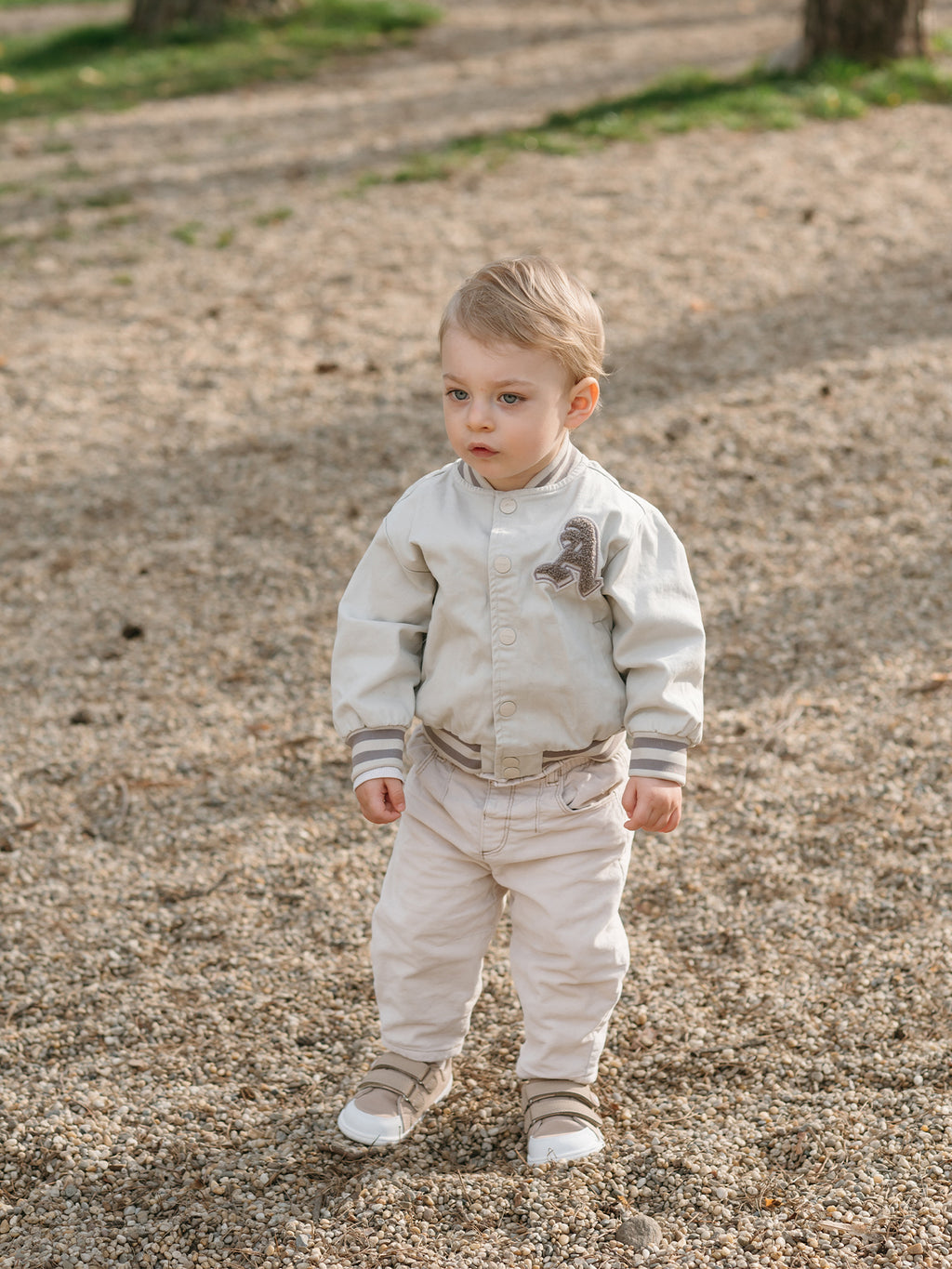 Kids barefoot sneakers Be Lenka Canvi Preschool - Light Brown