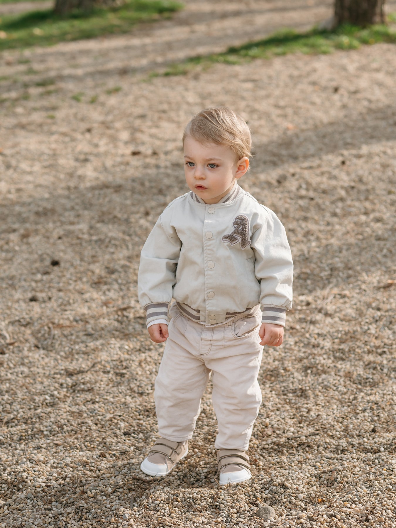 Kids barefoot sneakers Be Lenka Canvi Preschool - Light Brown
