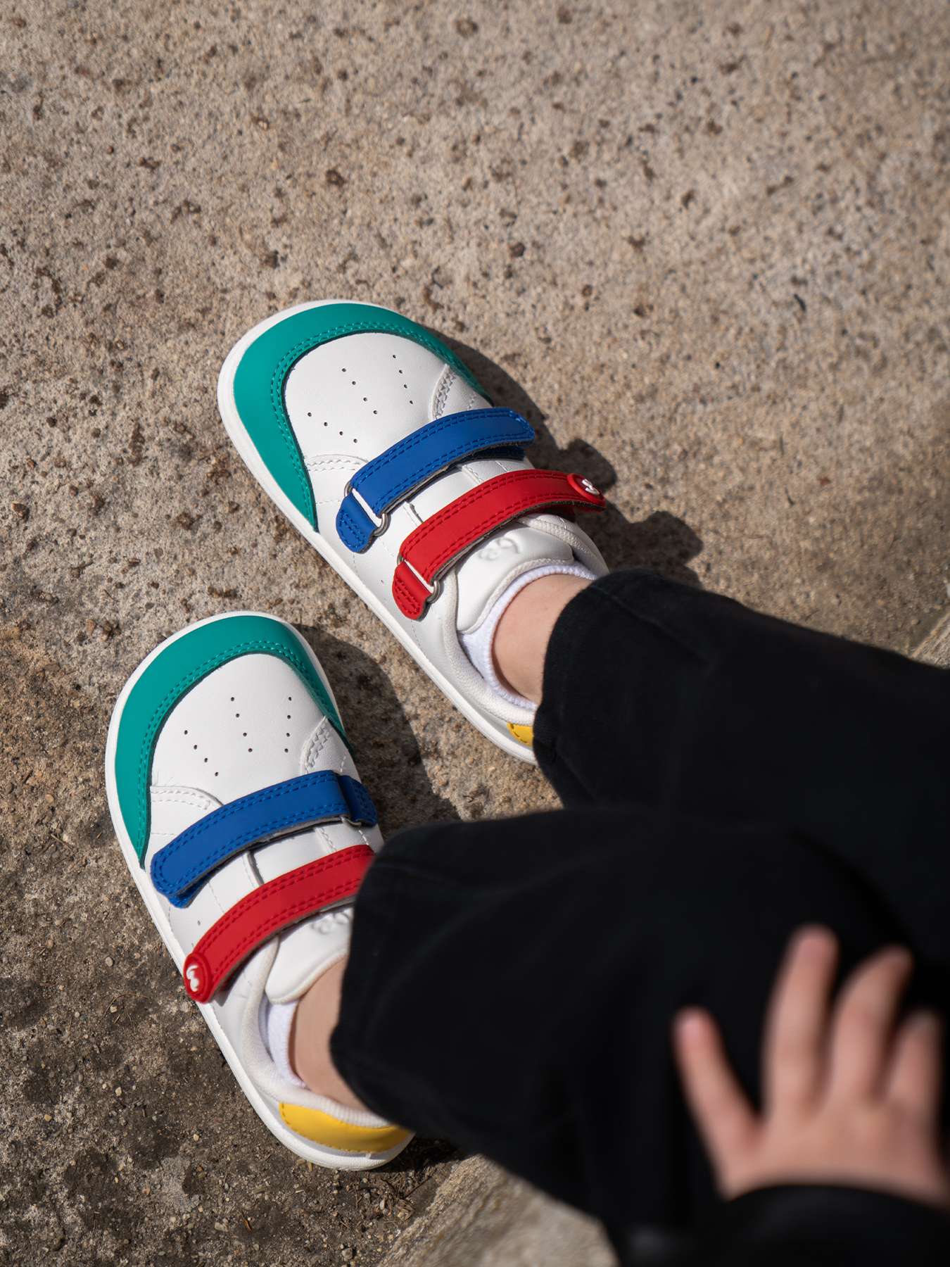 Kids barefoot sneakers Be Lenka Energise Kids - White & Multicolour