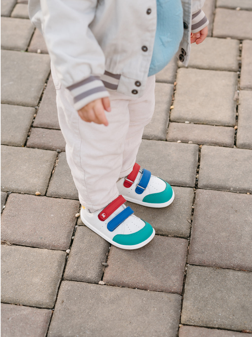 Kids barefoot sneakers Be Lenka Energise Preschool - White & Multicolour