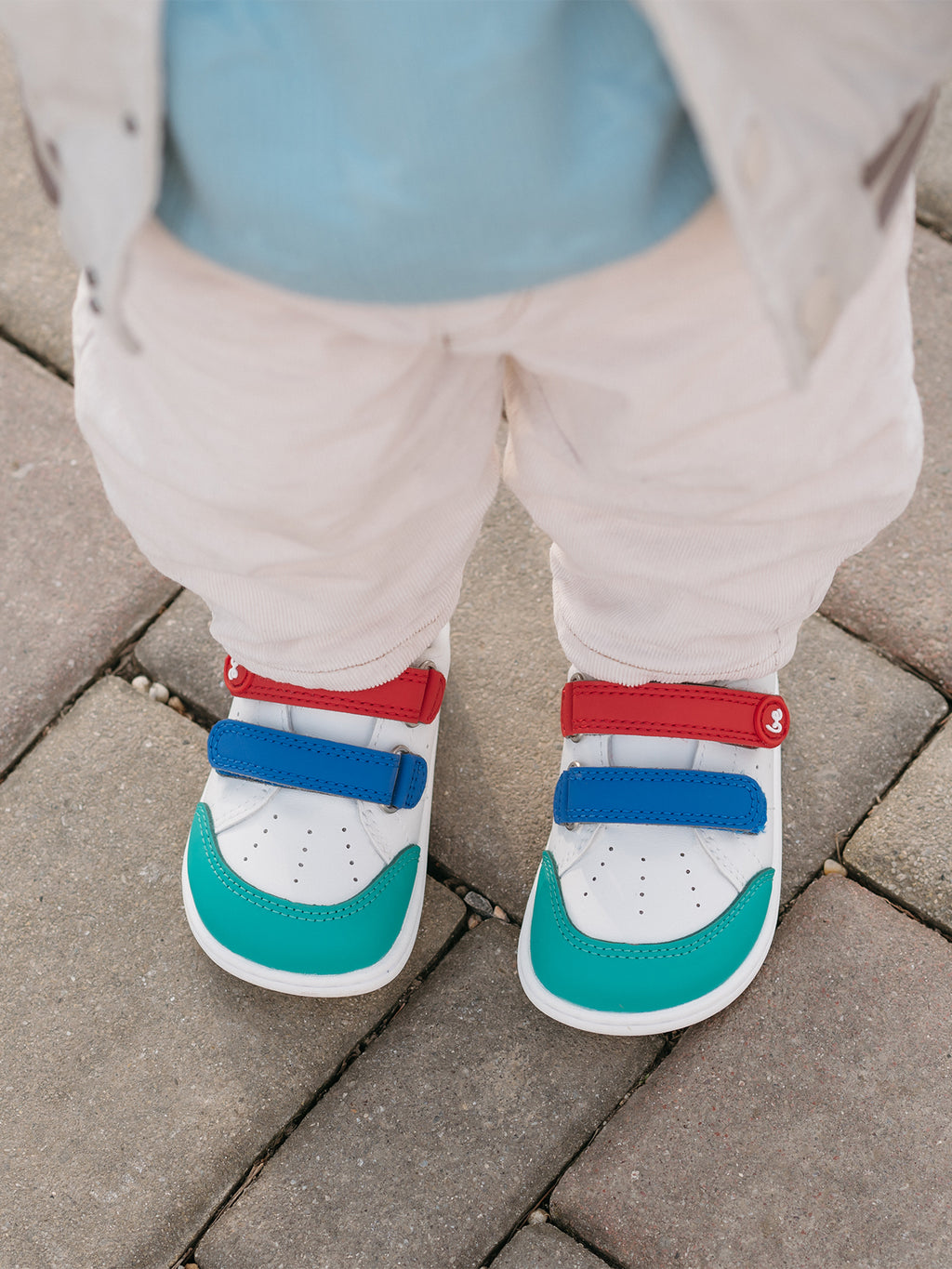 Kids barefoot sneakers Be Lenka Energise Preschool - White & Multicolour