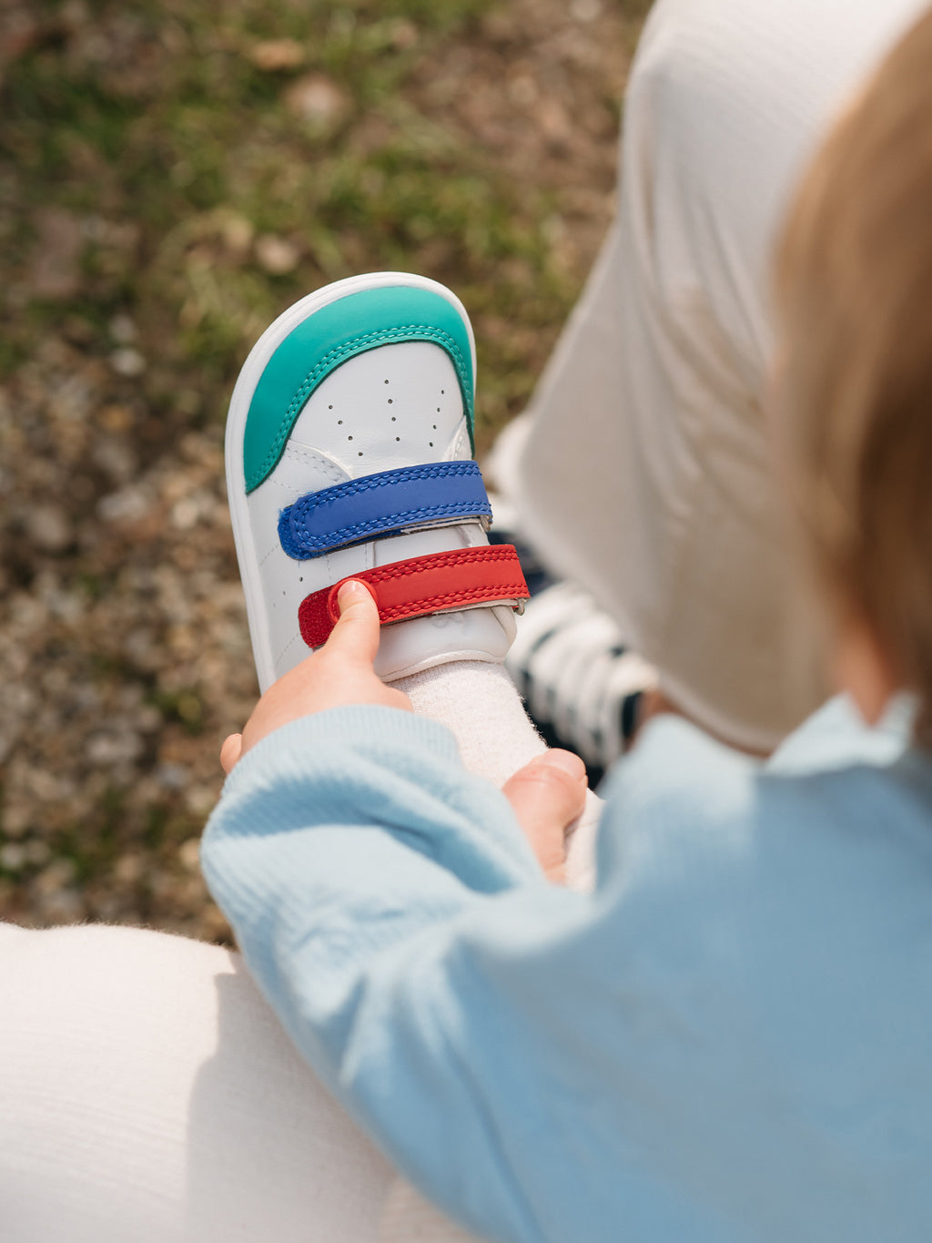 Kids barefoot sneakers Be Lenka Energise Preschool - White & Multicolour