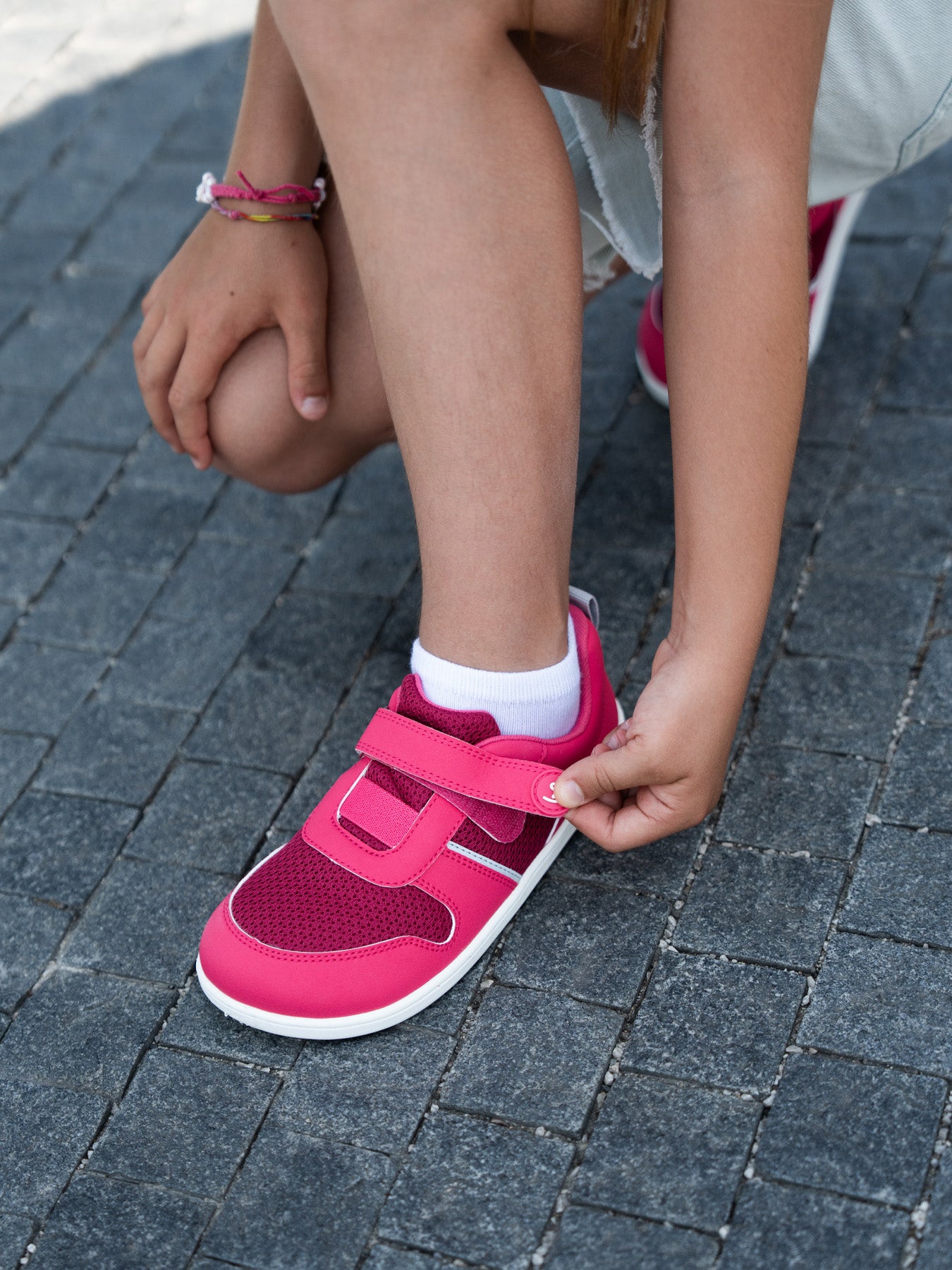 Kids Barefoot Sneakers Be Lenka Glade Kids - Dark Pink