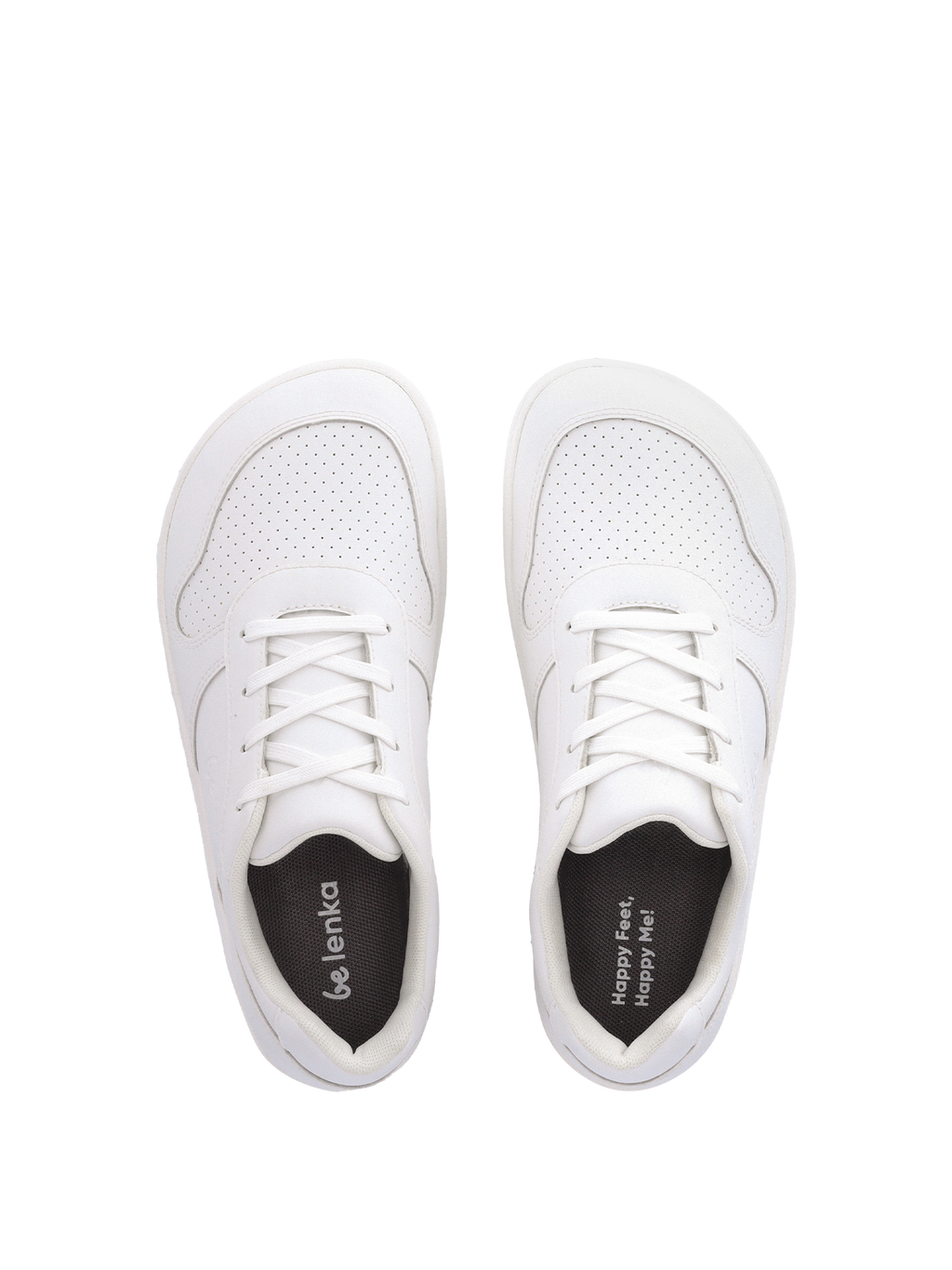 Kids barefoot sneakers Be Lenka Scoot Junior - All White