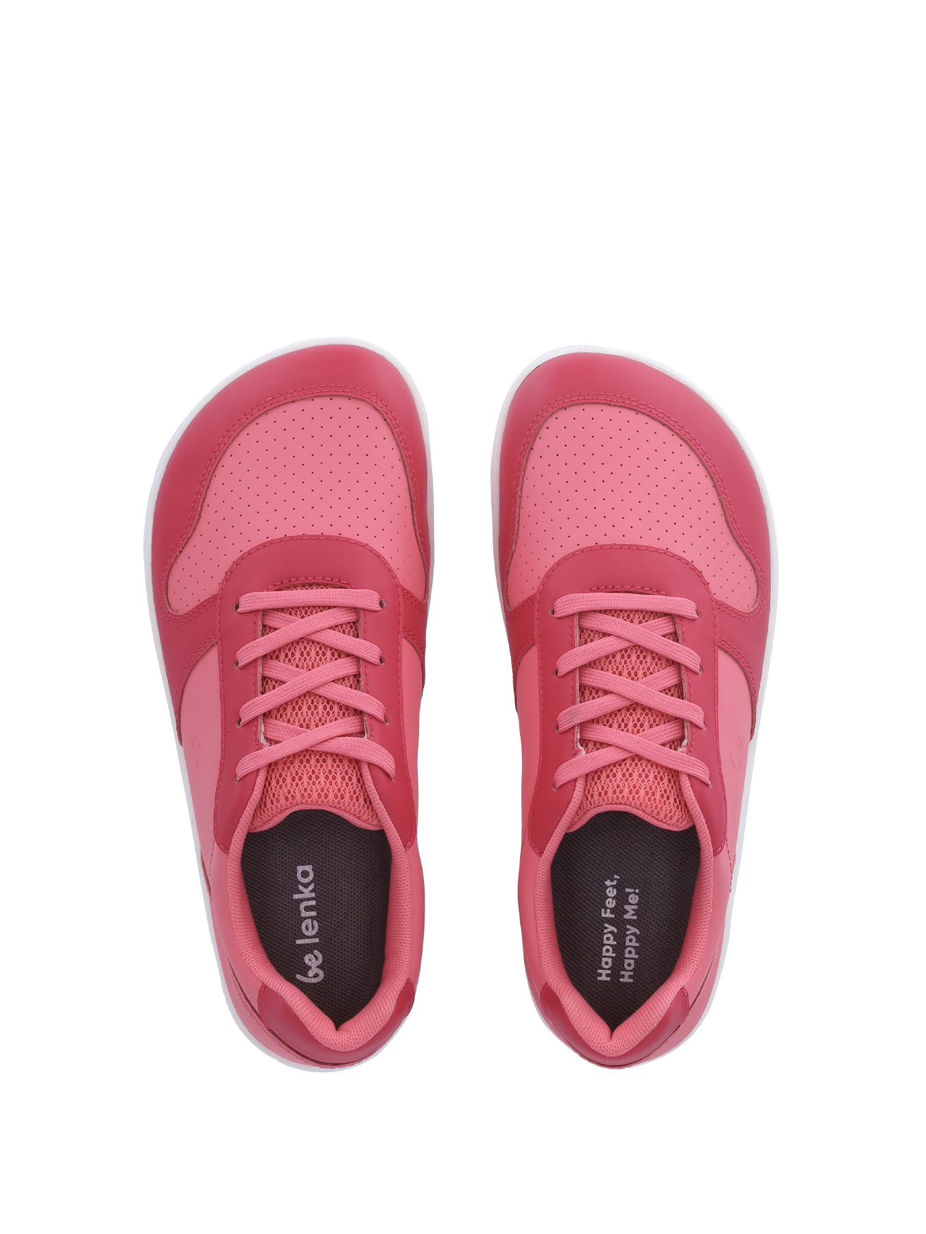 Kids barefoot sneakers Be Lenka Scoot Junior - Light & Dark Pink