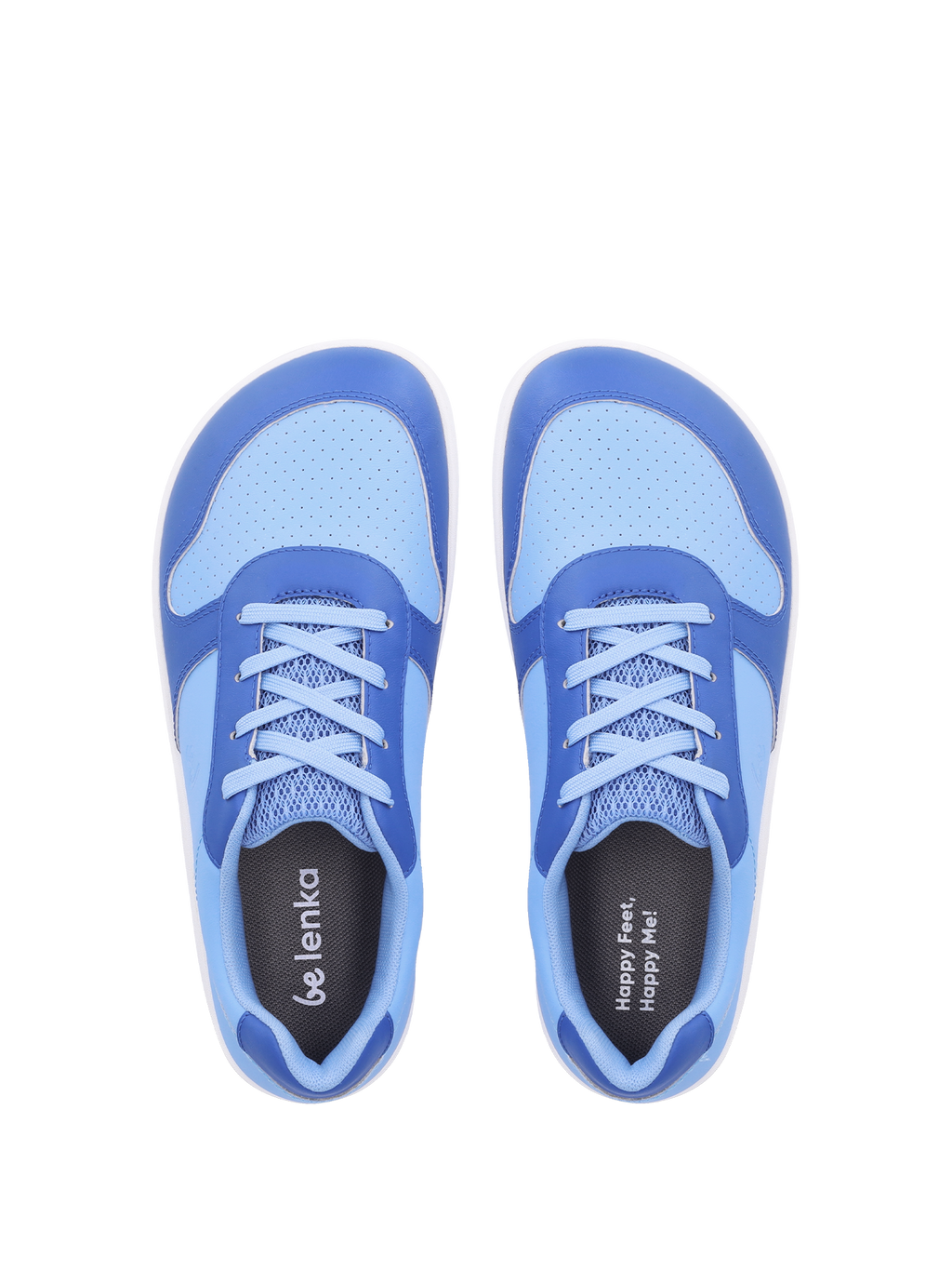 Kids barefoot sneakers Be Lenka Scoot Junior - Light & Royale Blue