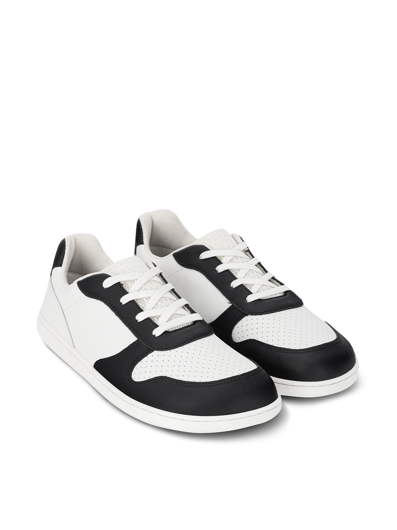 Kids barefoot sneakers Be Lenka Scoot Junior - White & Black